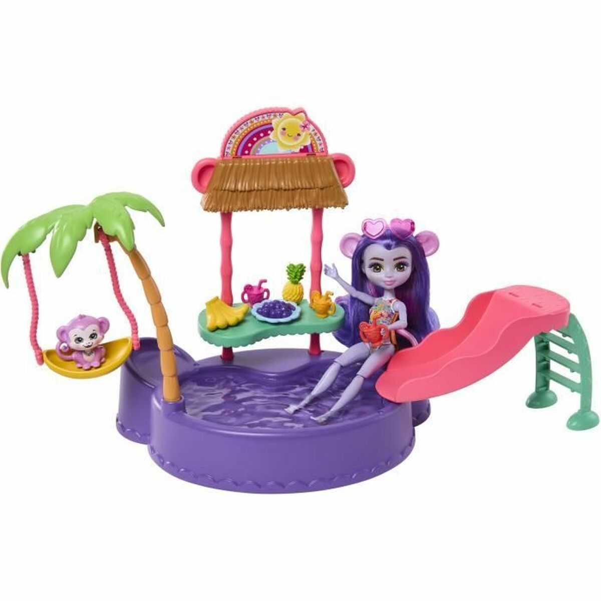 Set of Dolls Enchantimals PISCINE DES SINGES Set of Dolls Enchantimals PISCINE DES SINGES