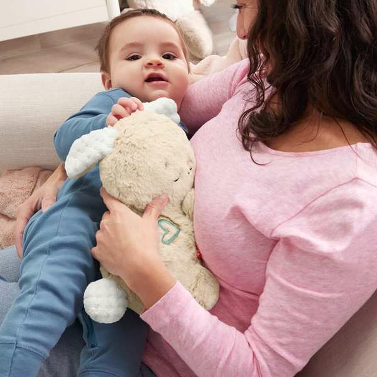 Soft toy with sounds Fisher-Price Rabbit Plastic