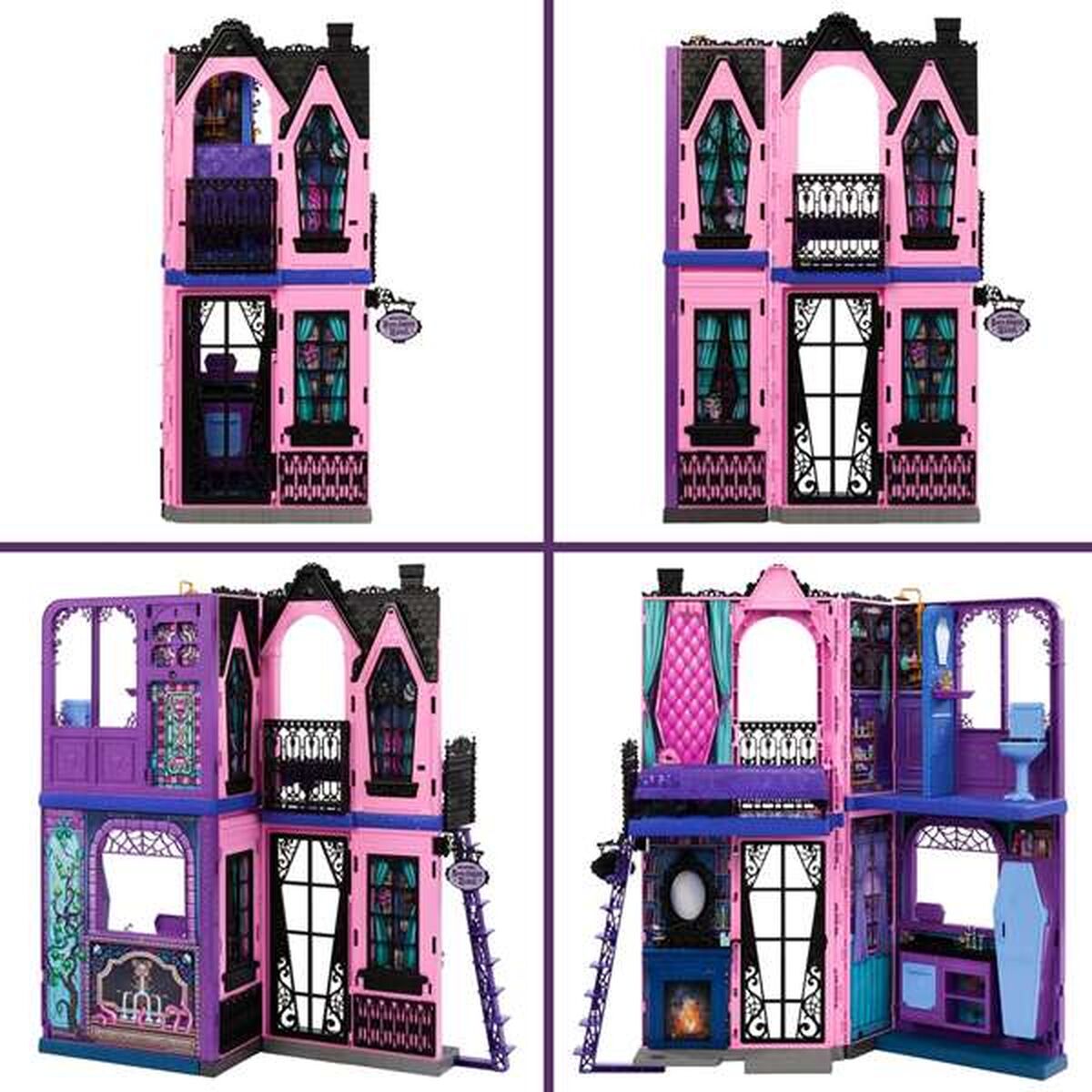 Doll’s House Mattel Multicolour 27 Pieces 4 Pieces