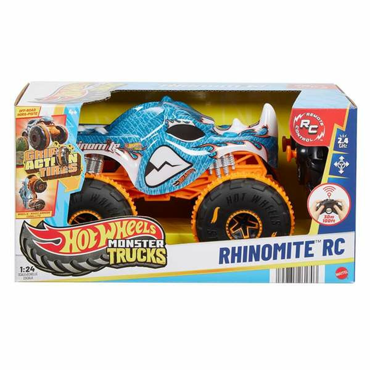 Remote-Controlled Car Mattel Multicolour 1:24