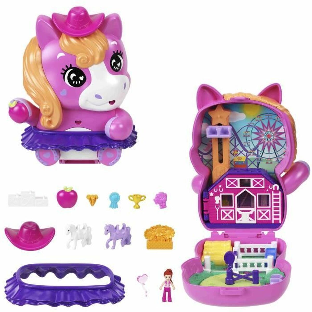 Playset Polly Pocket PONY RODEO BOX Playset Polly Pocket PONY RODEO BOX
