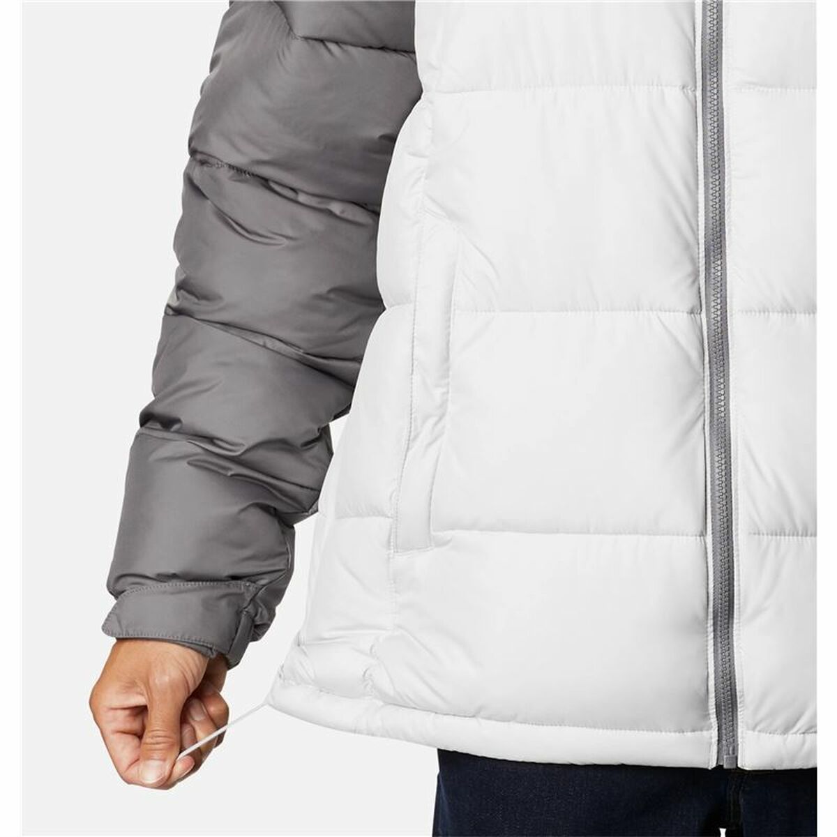 Men’s Sports Jacket Columbia Pike Lake White/Grey