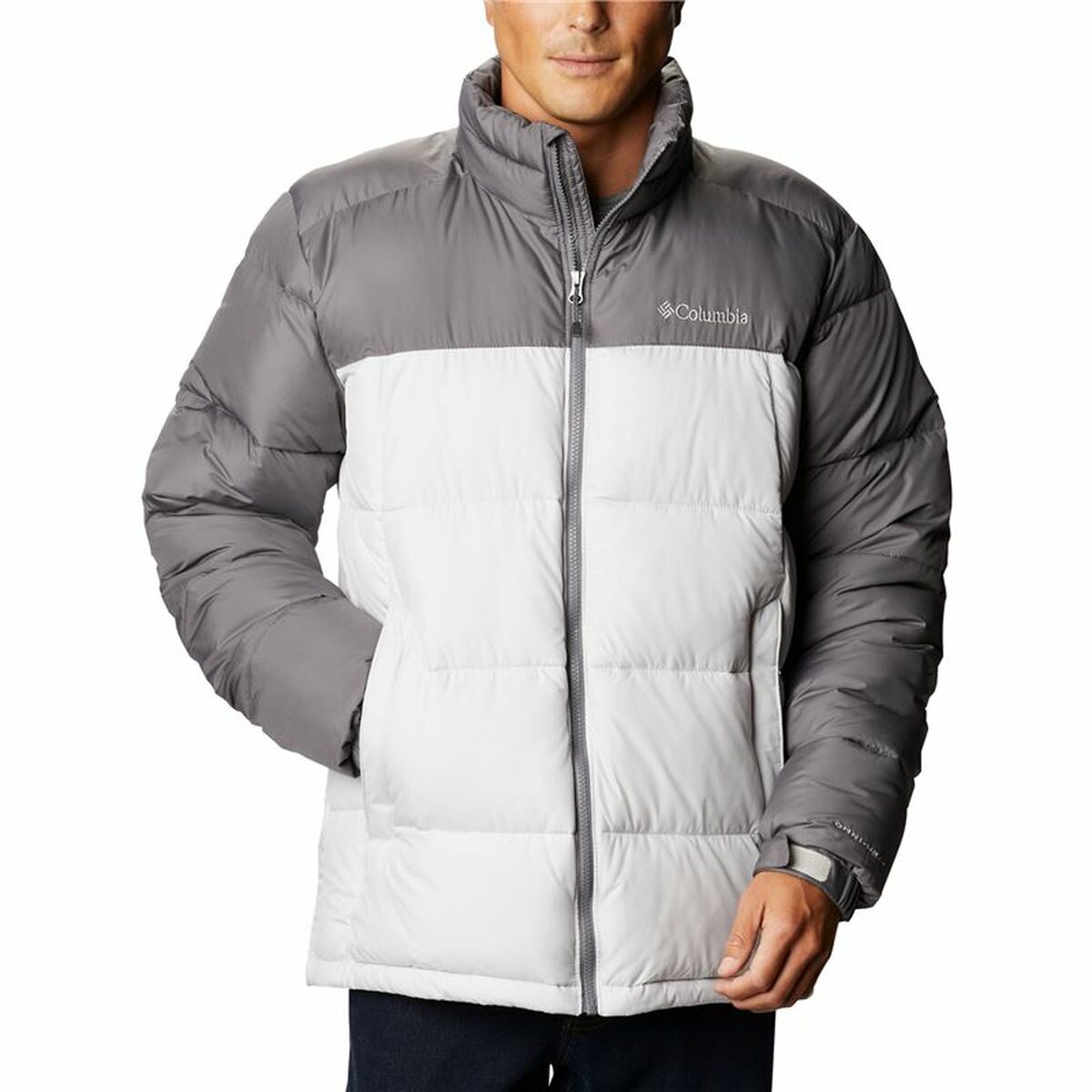 Men’s Sports Jacket Columbia Pike Lake White/Grey