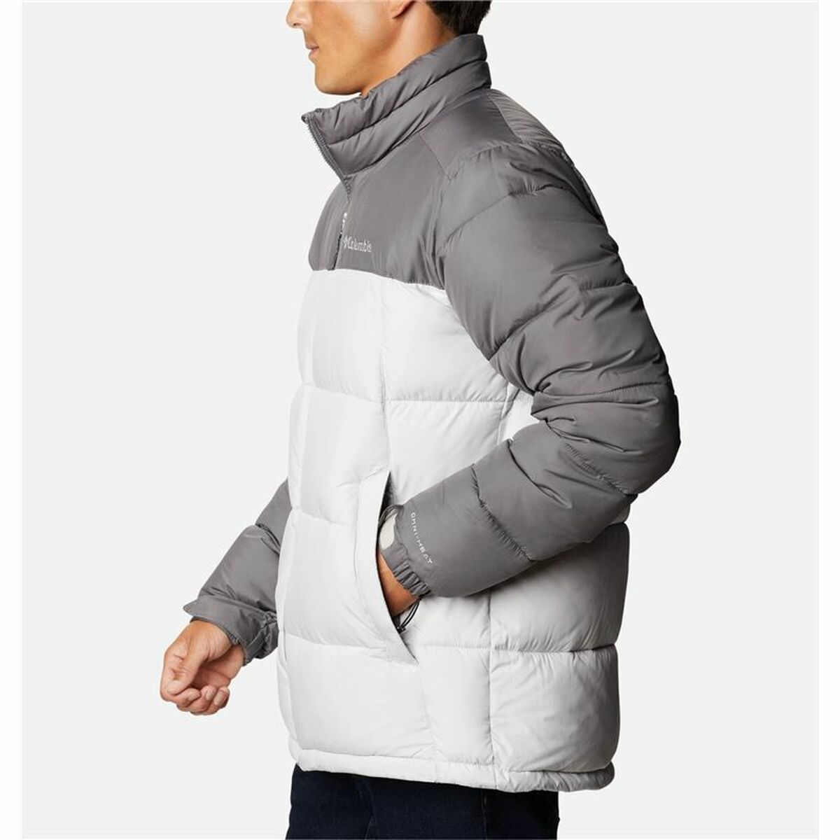 Men’s Sports Jacket Columbia Pike Lake White/Grey