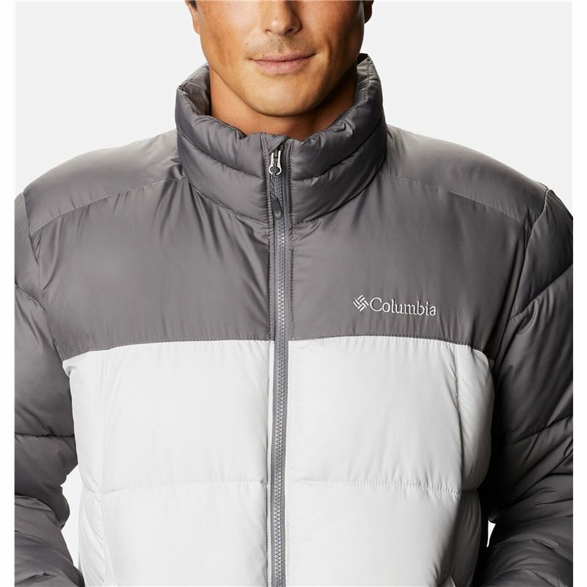 Men’s Sports Jacket Columbia Pike Lake White/Grey