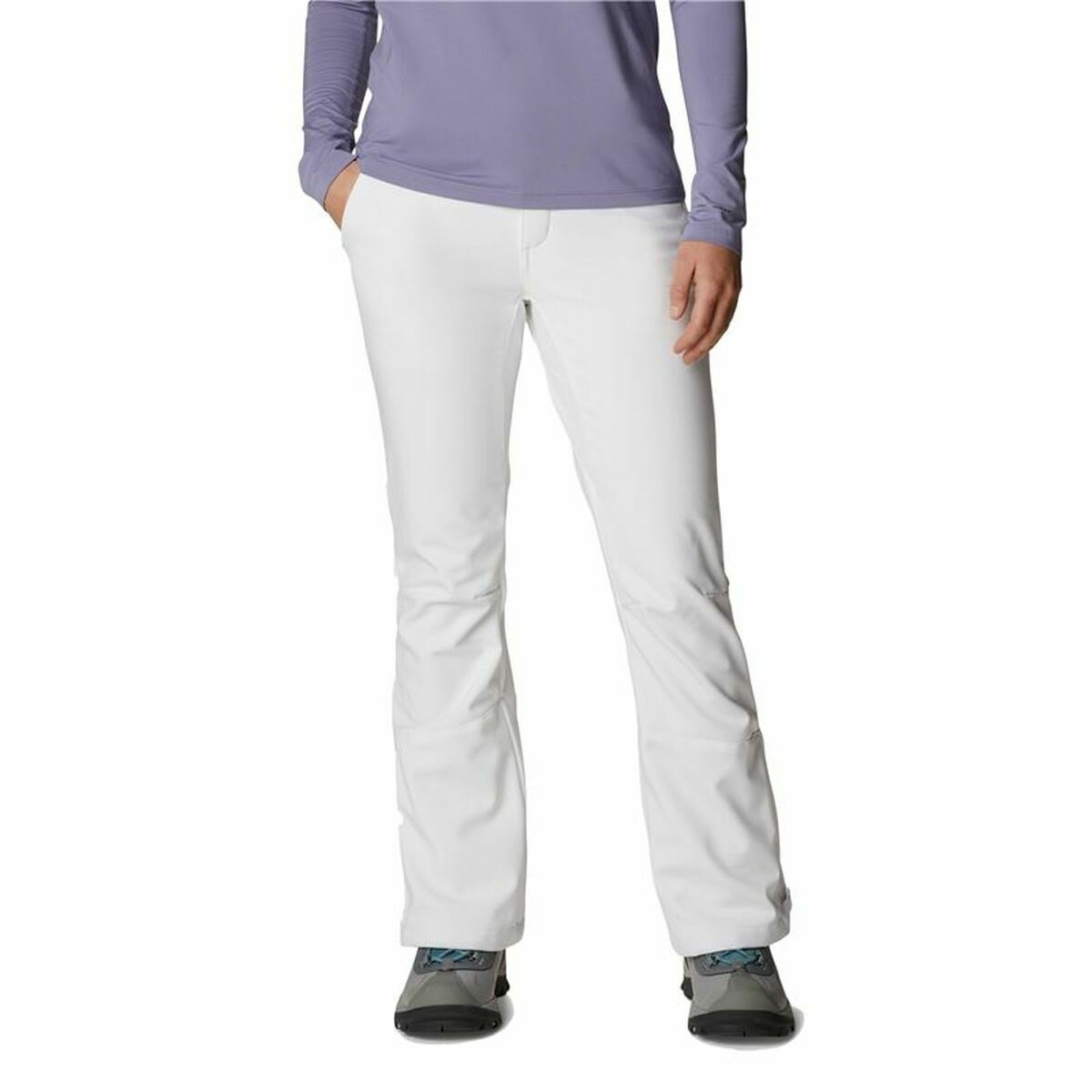Long Sports Trousers Columbia Roffee Ridge IV Lady White Long Sports Trousers Columbia Roffee Ridge IV Lady White
