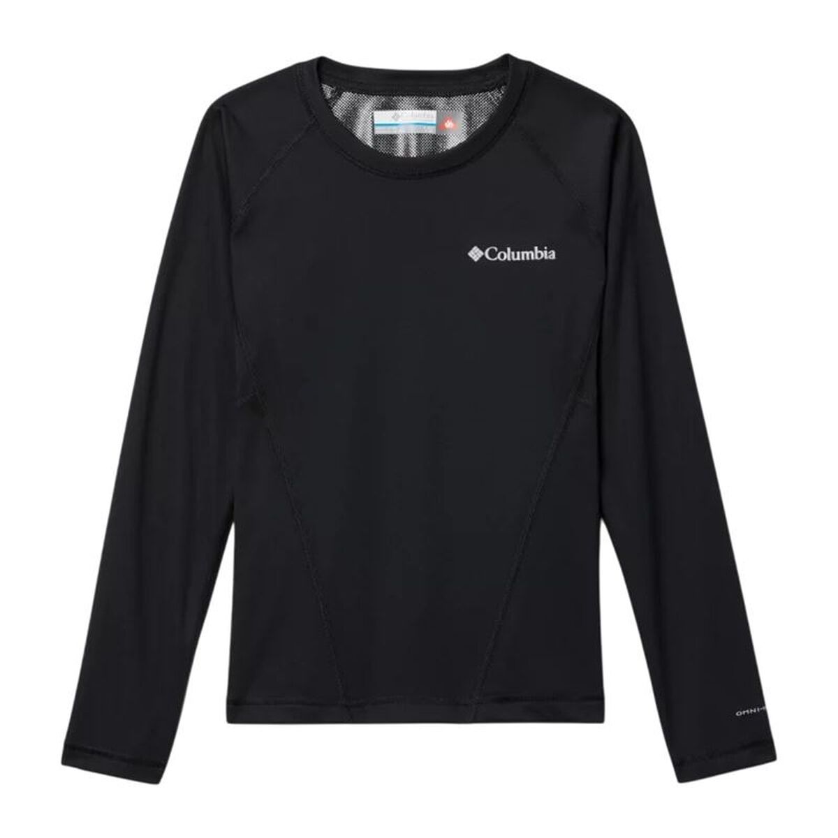 Children’s Long Sleeve T-shirt Columbia Midweight Crew 2 Black Children’s Long Sleeve T-shirt Columbia Midweight Crew 2 Black