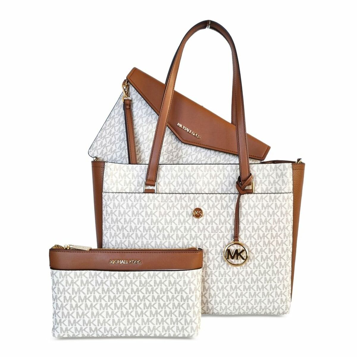 Women’s Handbag Michael Kors 35T1G5MT7B-VANILLA 42 x 27 x 16 cm