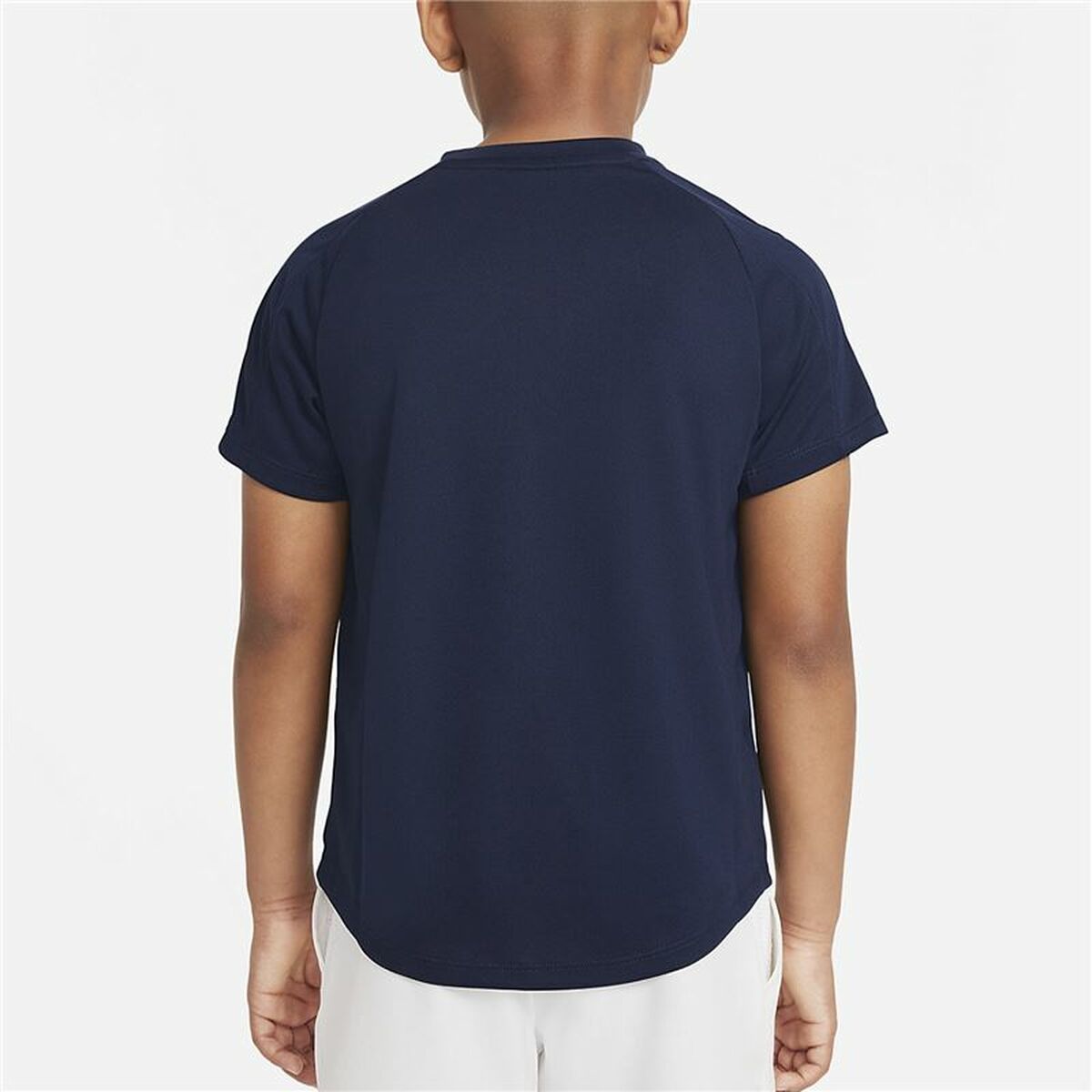Child’s Short Sleeve T-Shirt Nike Court Dri-FIT Victory Navy Blue