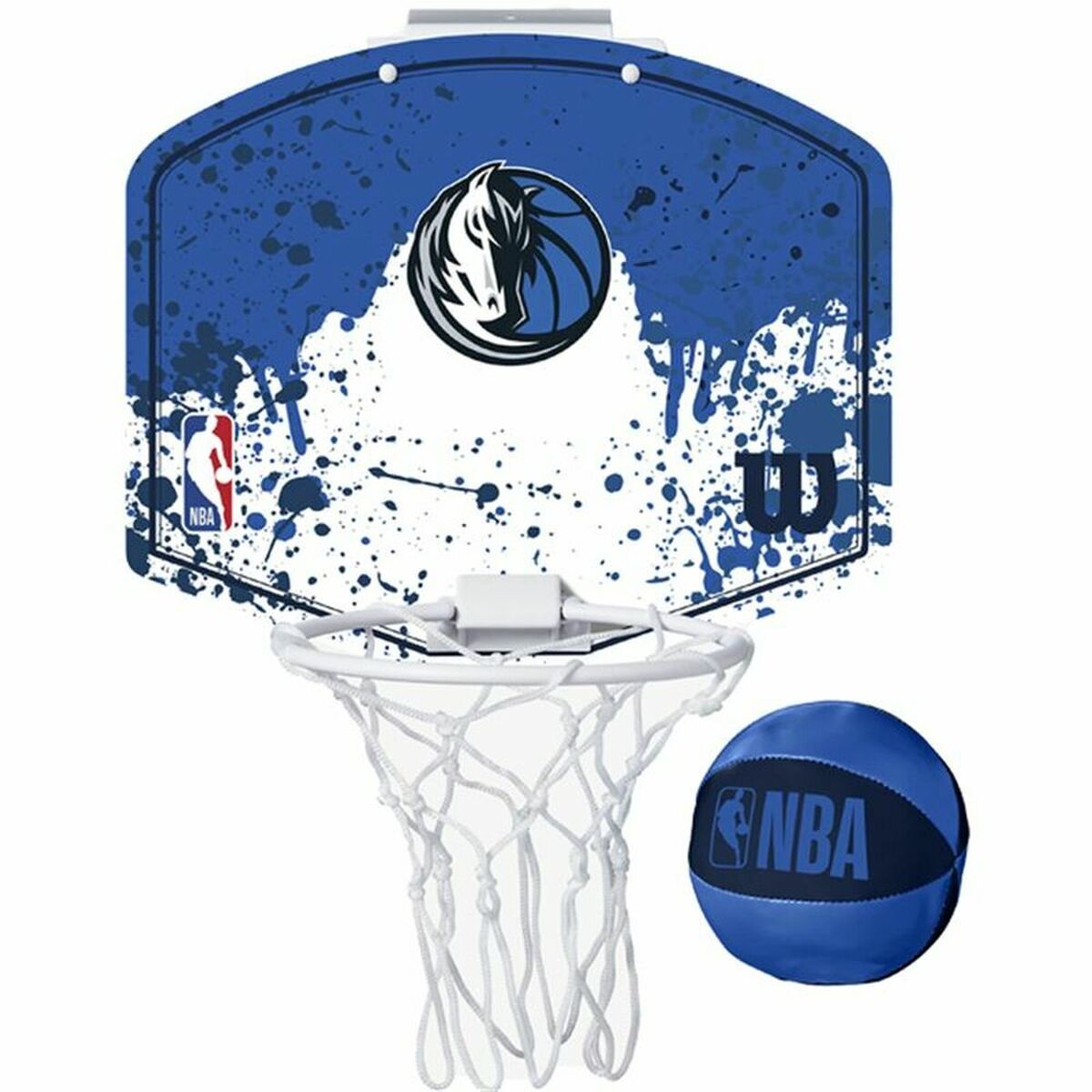Basketball Basket Wilson Dallas Mavericks Mini Blue Basketball Basket Wilson Dallas Mavericks Mini Blue