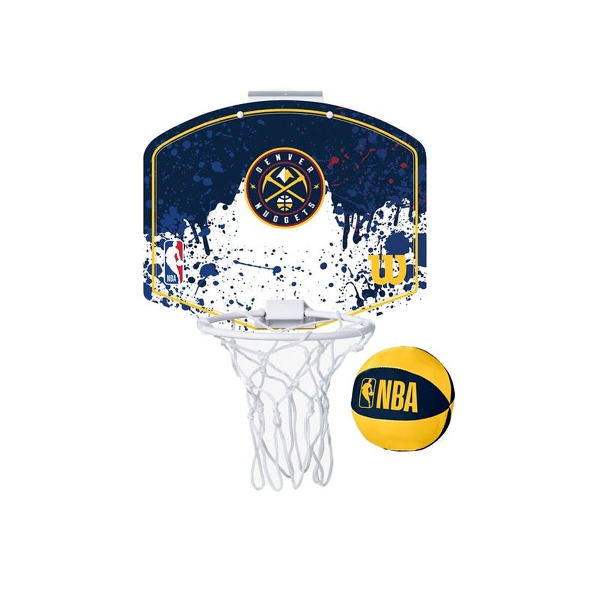 Basketball Basket Wilson NBA Team Mini Denver Nuggets Blue Basketball Basket Wilson NBA Team Mini Denver Nuggets Blue