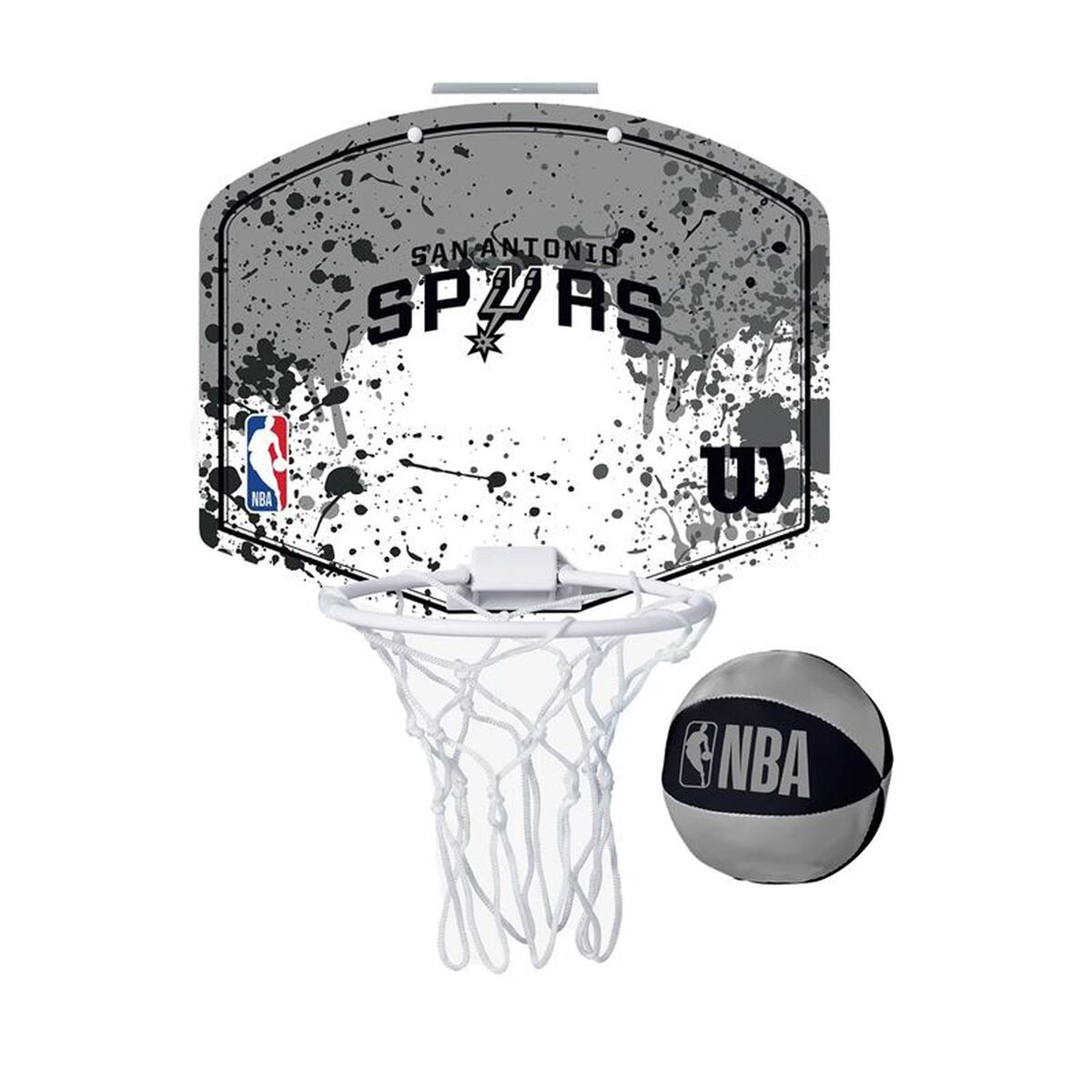 Basketball Basket Wilson NBA Team San Antonio Grey