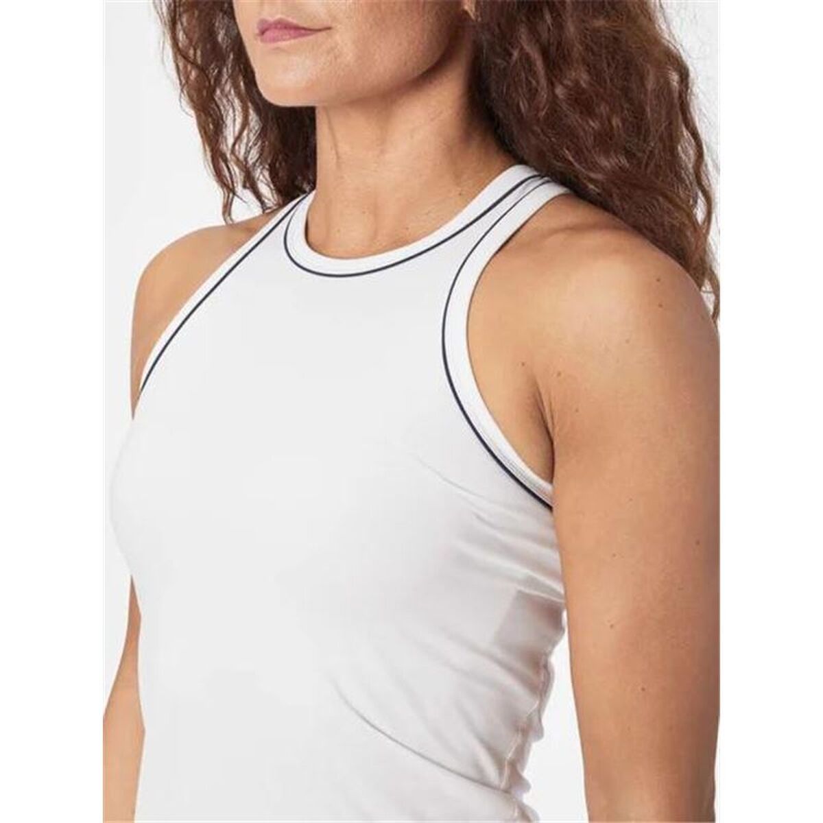 Women’s Sleeveless T-shirt Wilson Team Tank White Padel