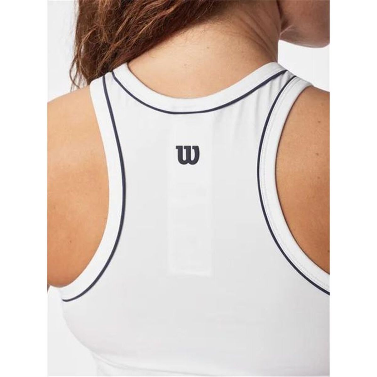 Women’s Sleeveless T-shirt Wilson Team Tank White Padel
