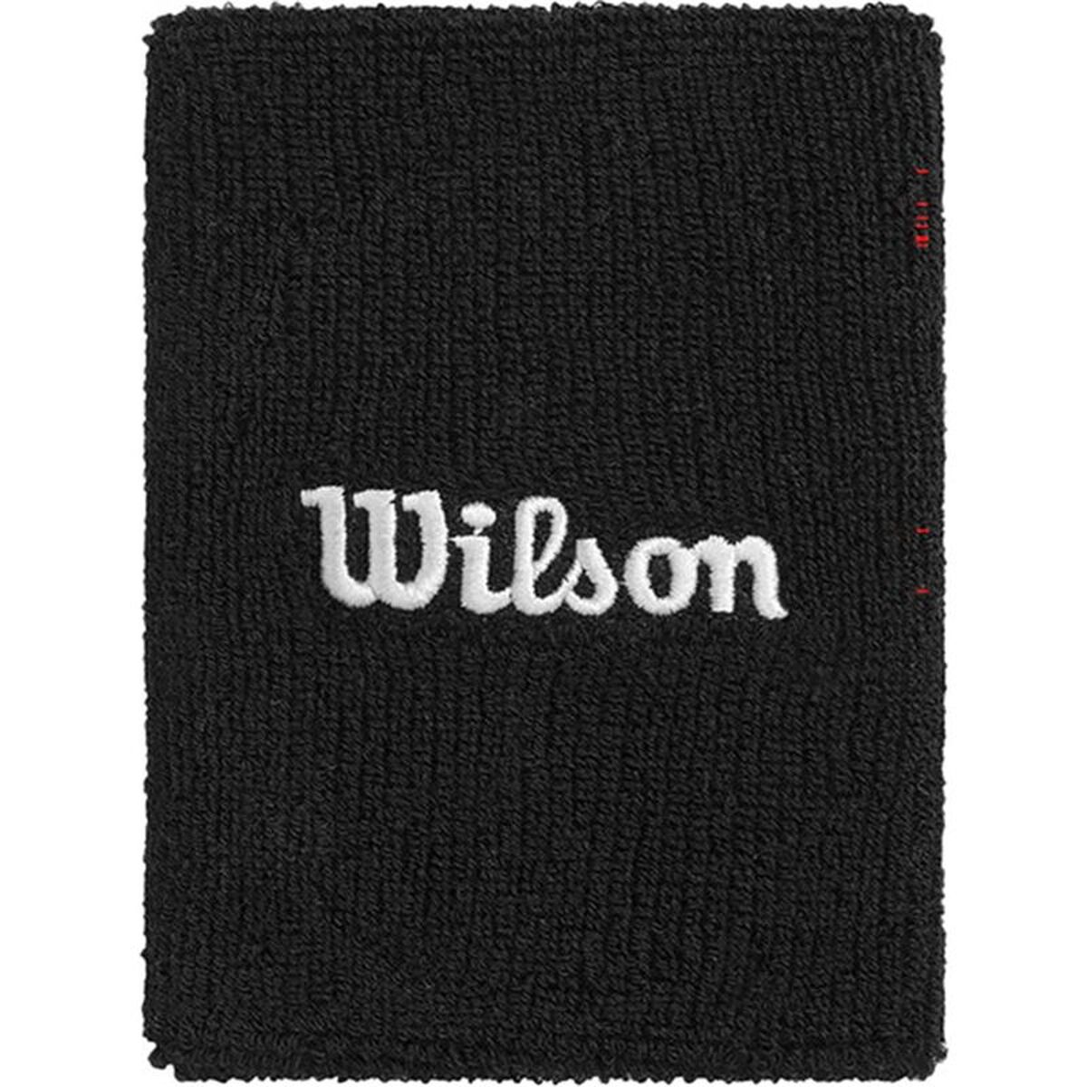 Sports Wristband Wilson Wide Terry Black