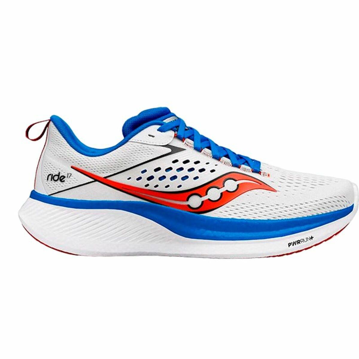 Running Shoes for Adults Saucony Ride 17 White Running Shoes for Adults Saucony Ride 17 White