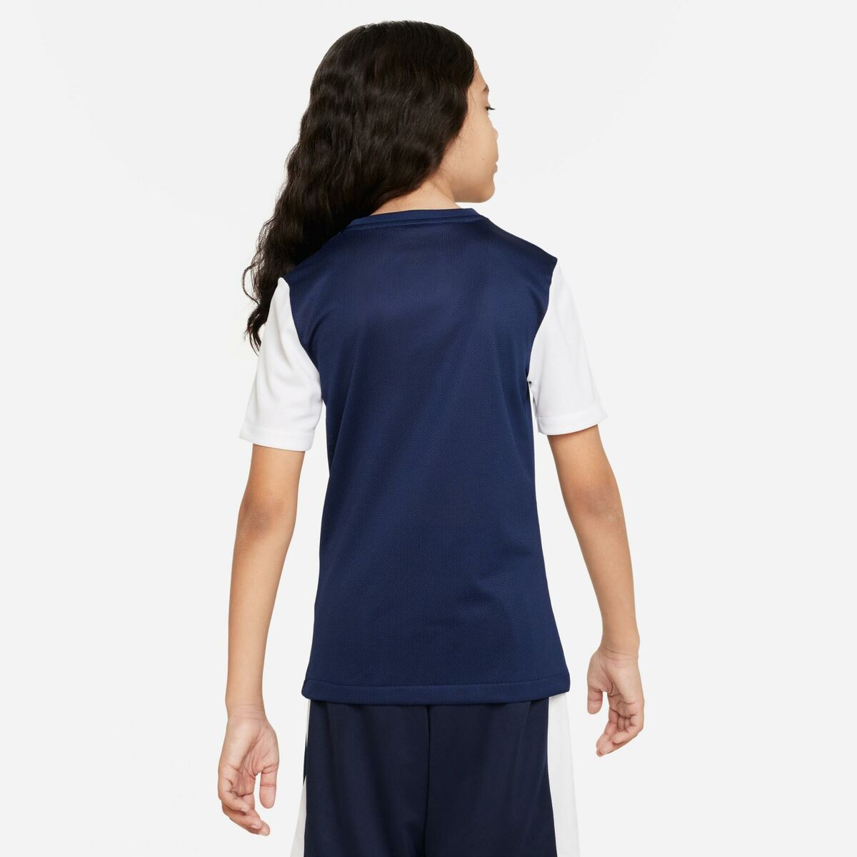 Child’s Short Sleeve T-Shirt Nike TIEMPO PREMIER 2 TEE DH8389 410 Navy Blue