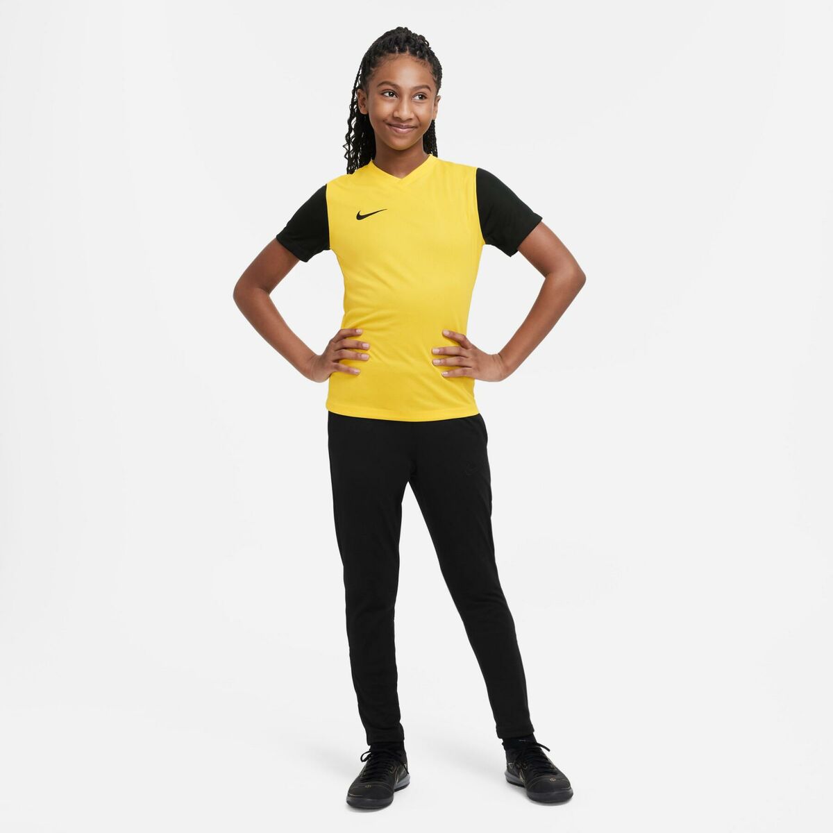 Child’s Short Sleeve T-Shirt Nike TIEMPO PREMIER 2 TEE DH8389 719 Yellow
