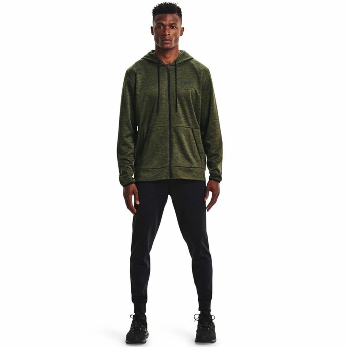 Men’s Sports Jacket Under Armour Fleece FZ Olive