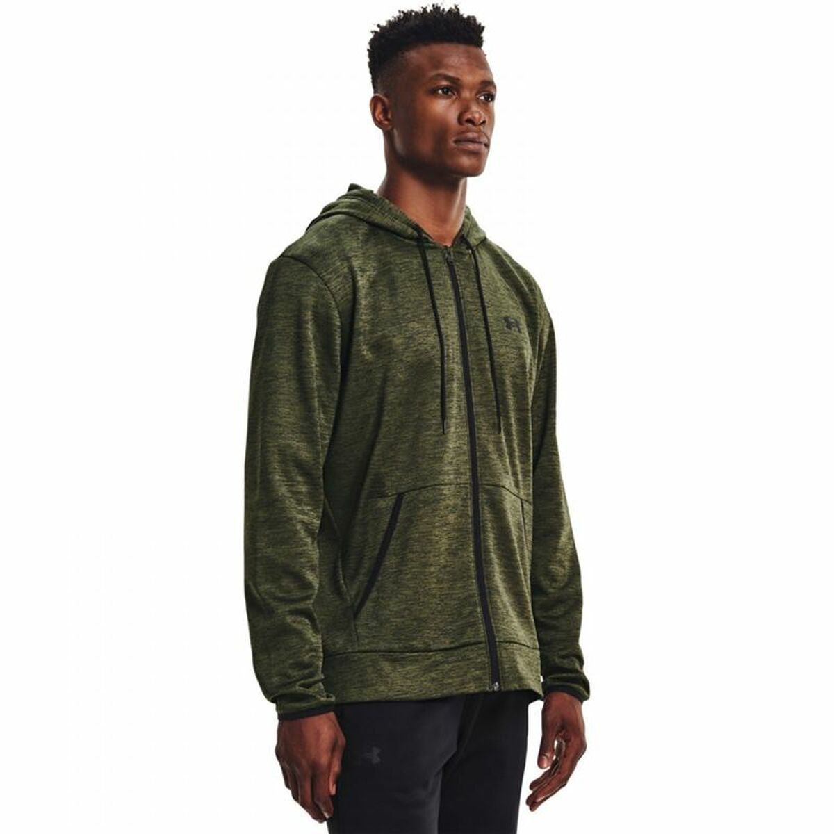 Men’s Sports Jacket Under Armour Fleece FZ Olive