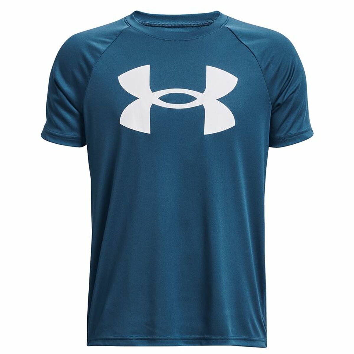 Child’s Short Sleeve T-Shirt Under Armour Big Logo Blue