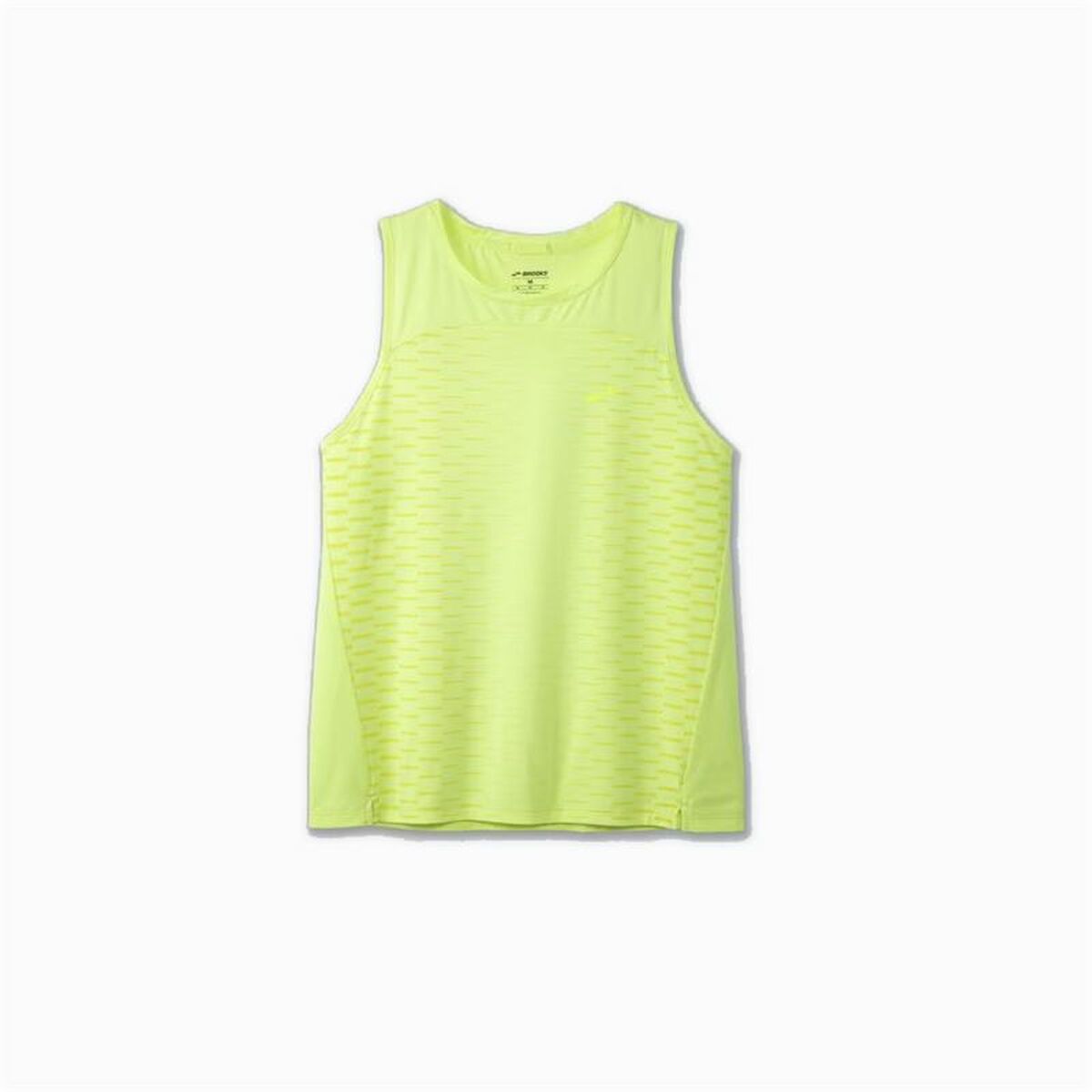 Women’s Sleeveless T-shirt Brooks Sprint Free 2.0 Yellow