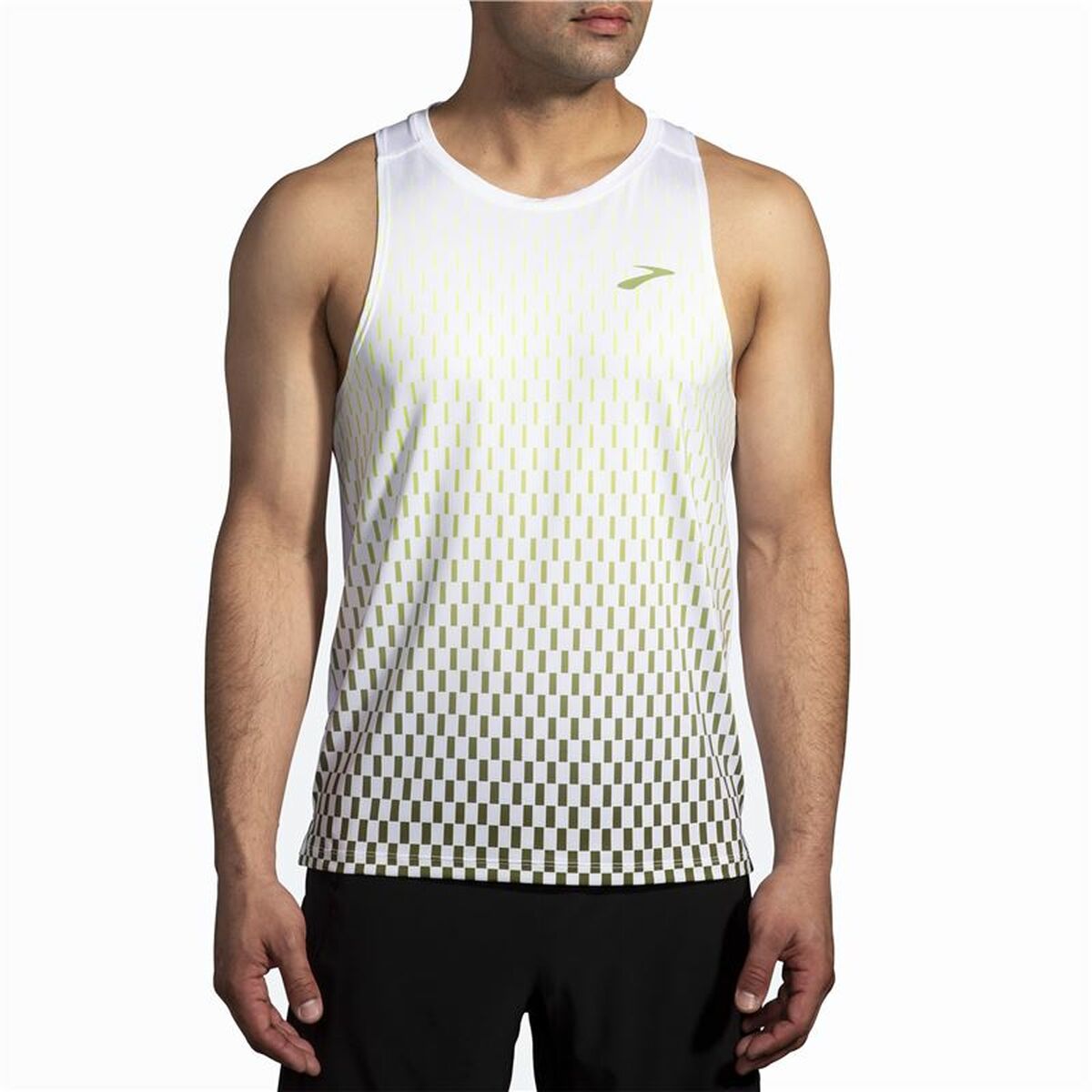 Men’s Sleeveless T-shirt Brooks Atmosphere White