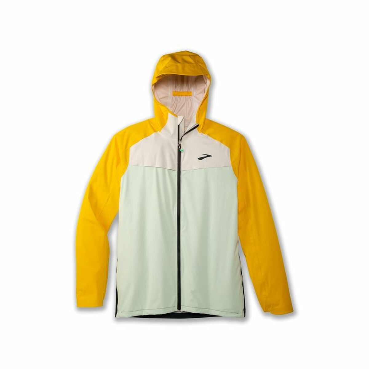 Men’s Sports Jacket Brooks High Point Waterproof White