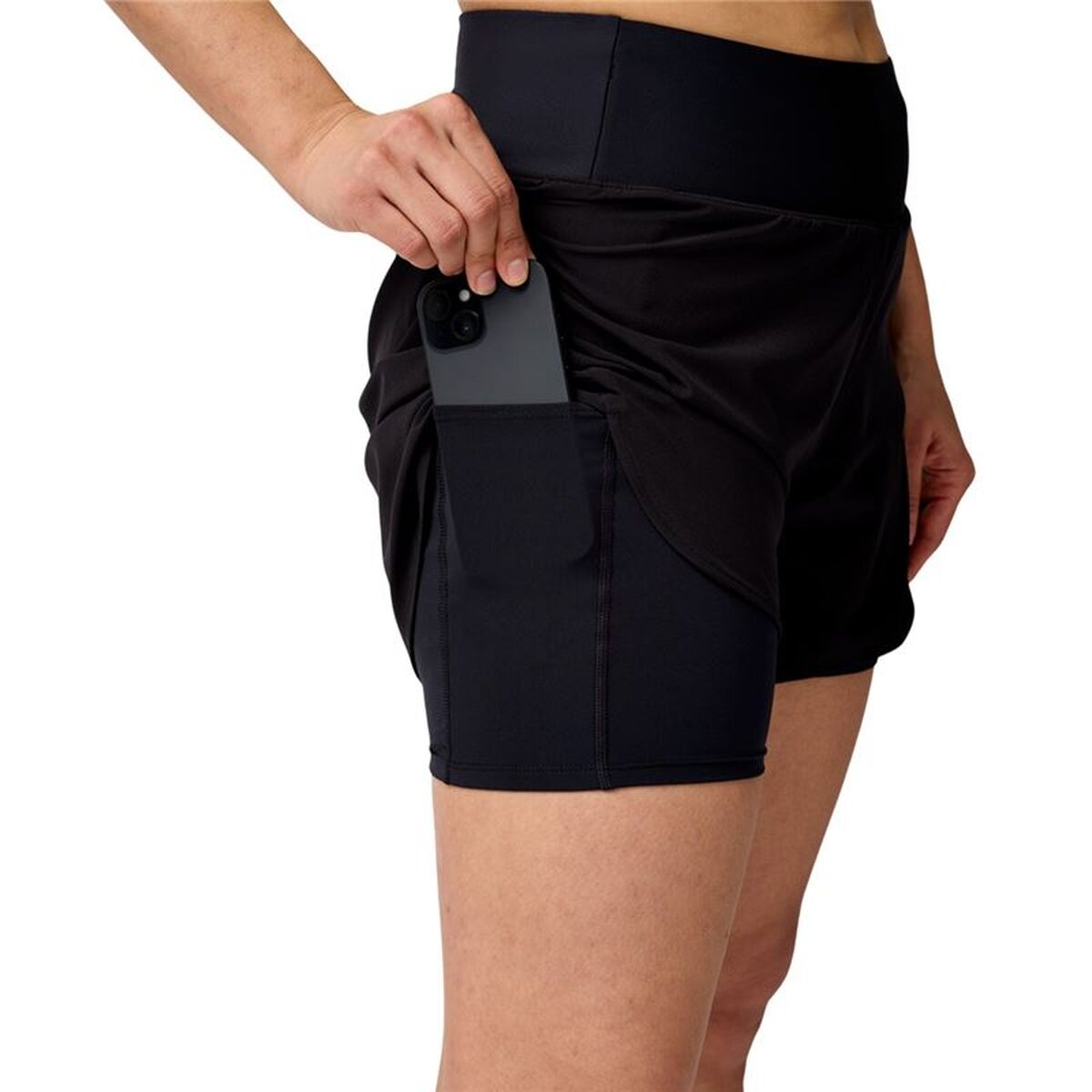 Sports Shorts for Women Brooks Chaser 5″ 2-In-1 20 Black