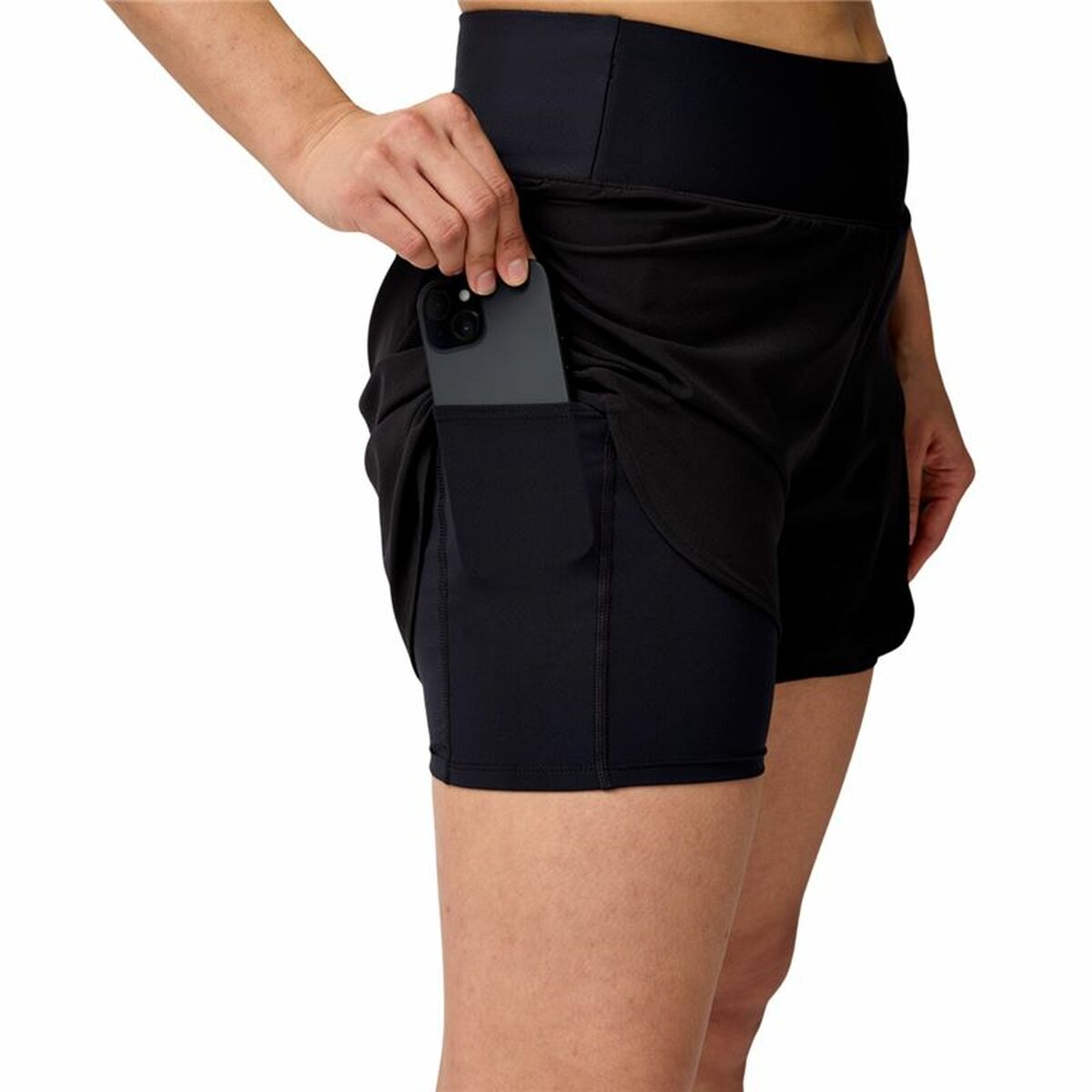 Sports Shorts for Women Brooks Chaser 5″ 2-In-1 20 Black
