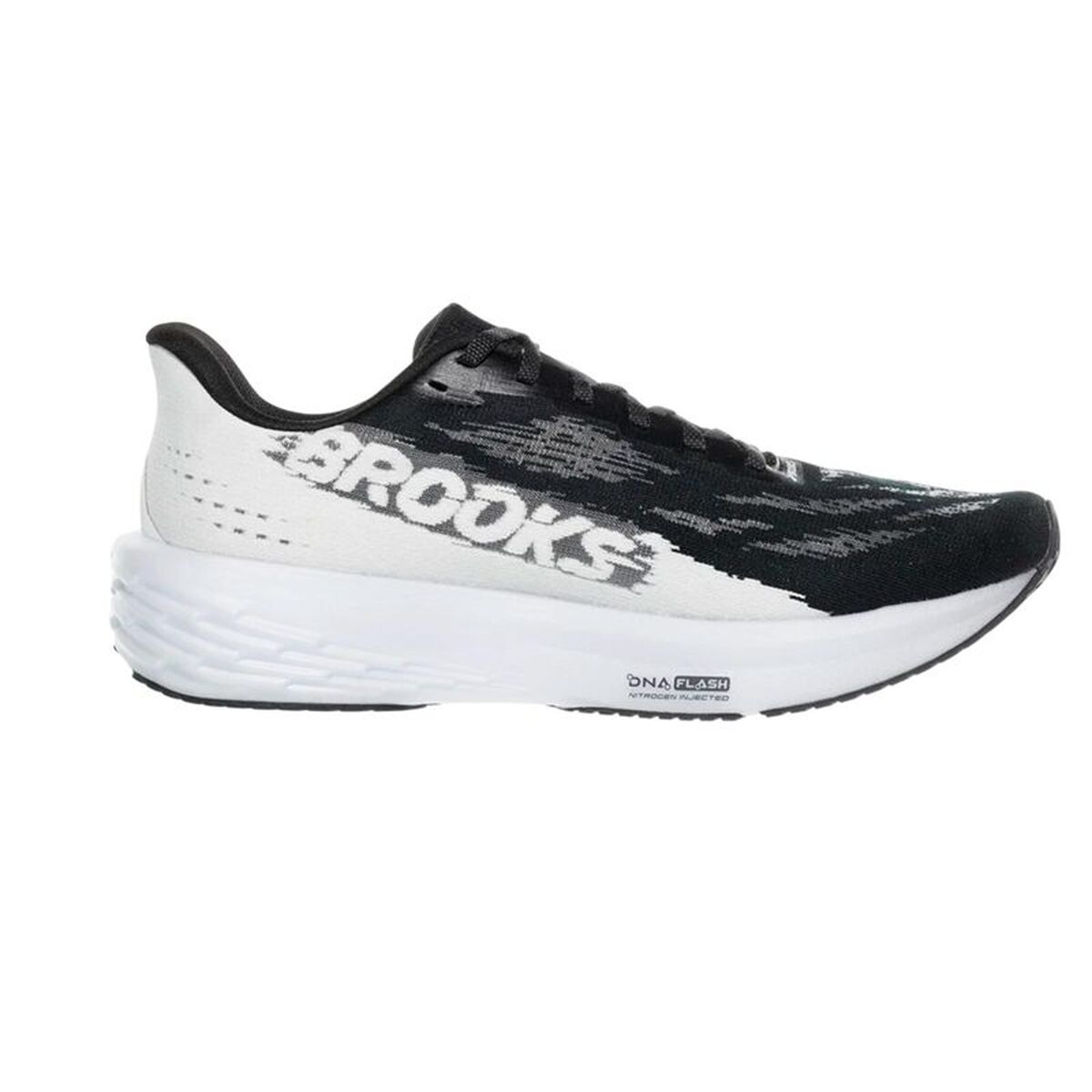 Running Shoes for Adults Brooks Launch 11 White Black Running Shoes for Adults Brooks Launch 11 White Black