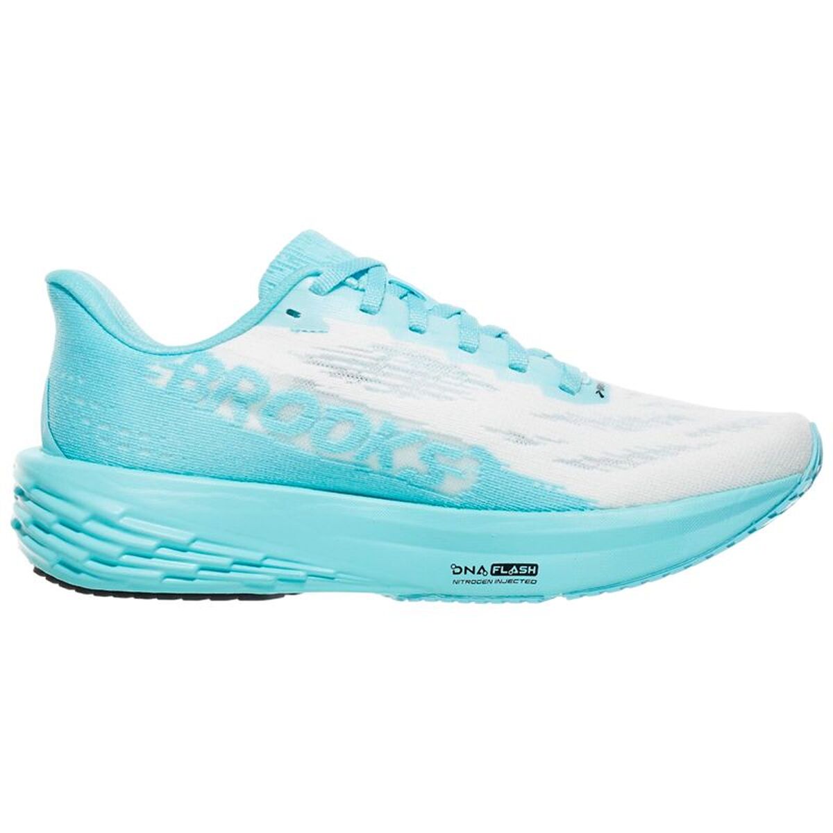 Running Shoes for Adults Brooks Launch 11 White Light Blue Running Shoes for Adults Brooks Launch 11 White Light Blue