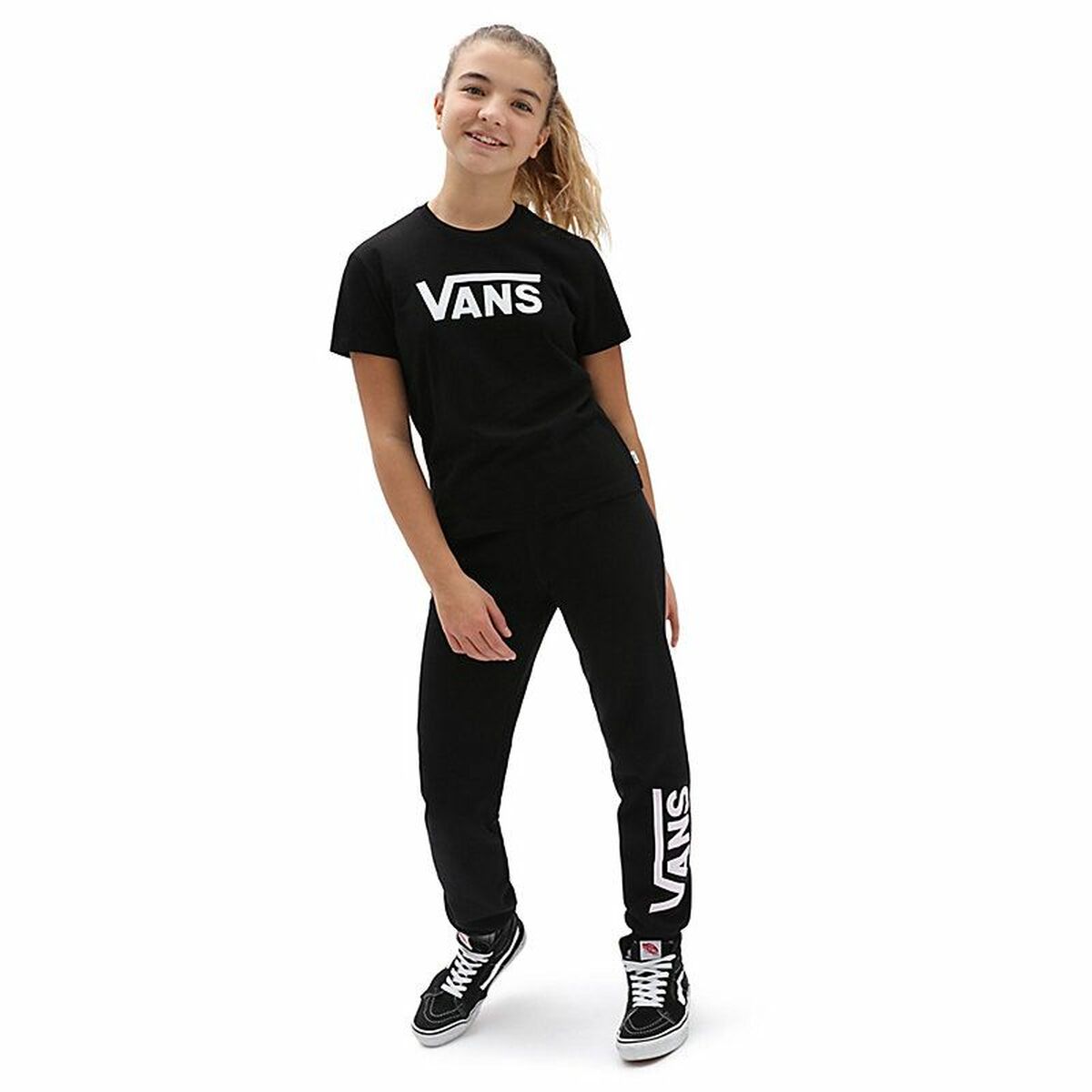 Child’s Short Sleeve T-Shirt Vans Flying V Black