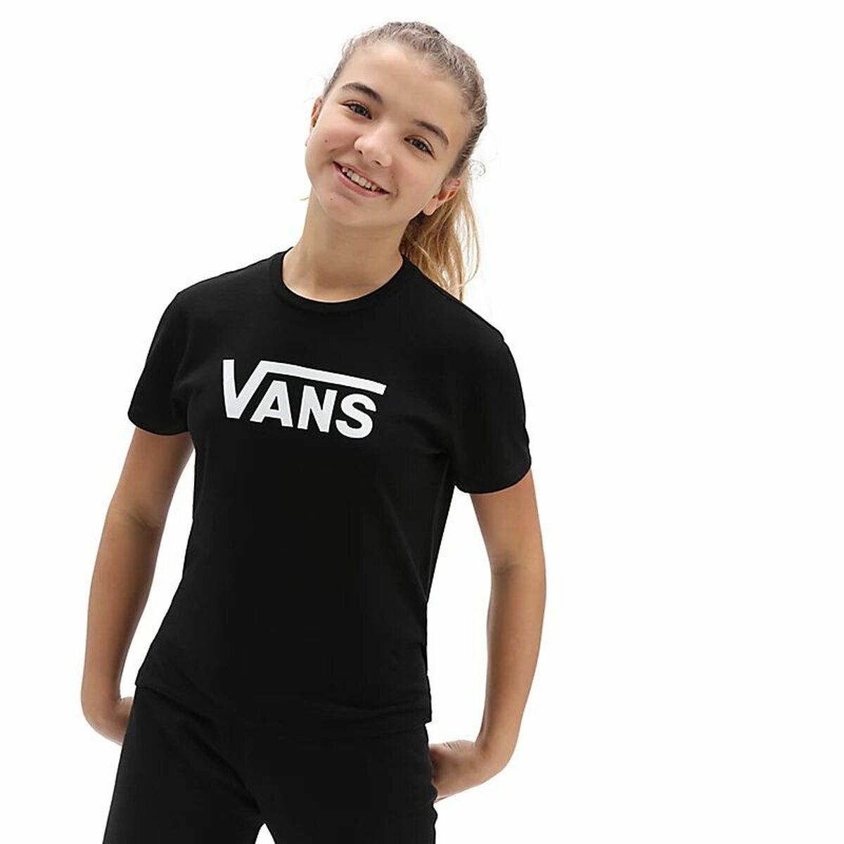 Child’s Short Sleeve T-Shirt Vans Flying V Black