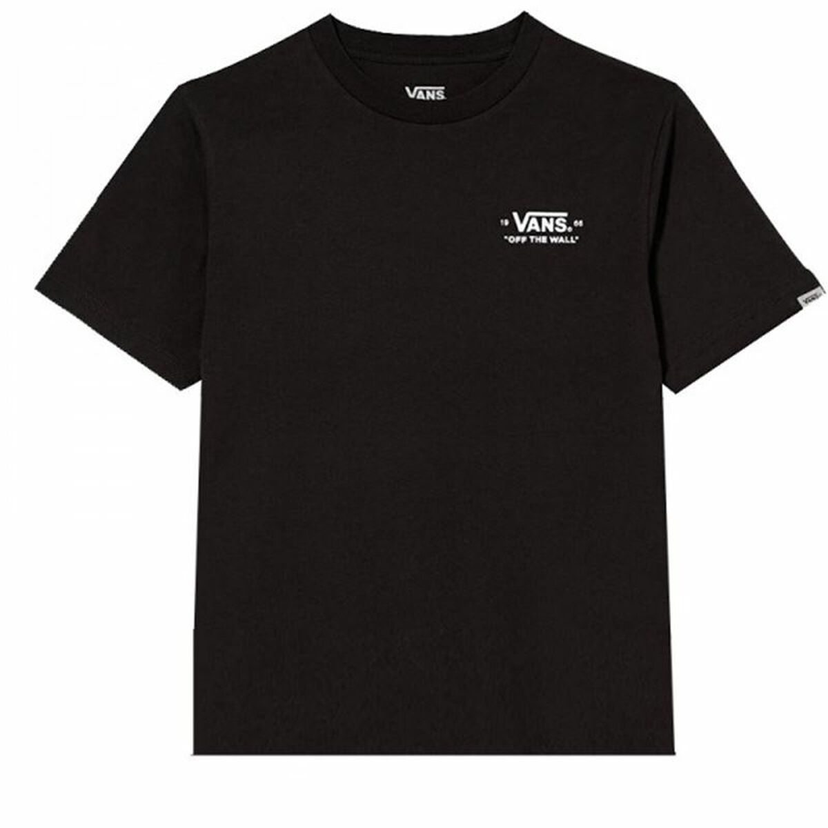 Child’s Short Sleeve T-Shirt Vans Mini Scrip Black