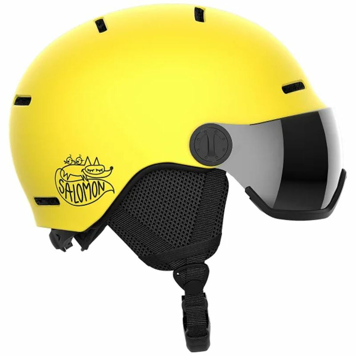 Ski Helmet Salomon Orka Visor Vib Children’s Unisex 56-59 cm Yellow