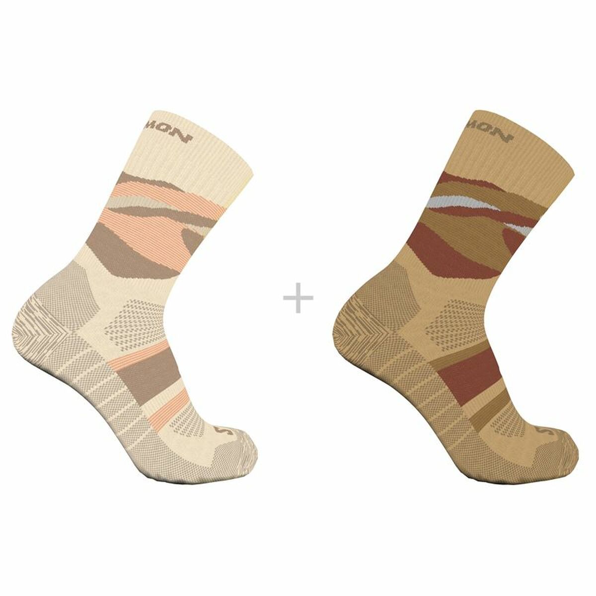 Sports Socks Salomon Out Alps Crew 2 Units Sports Socks Salomon Out Alps Crew 2 Units