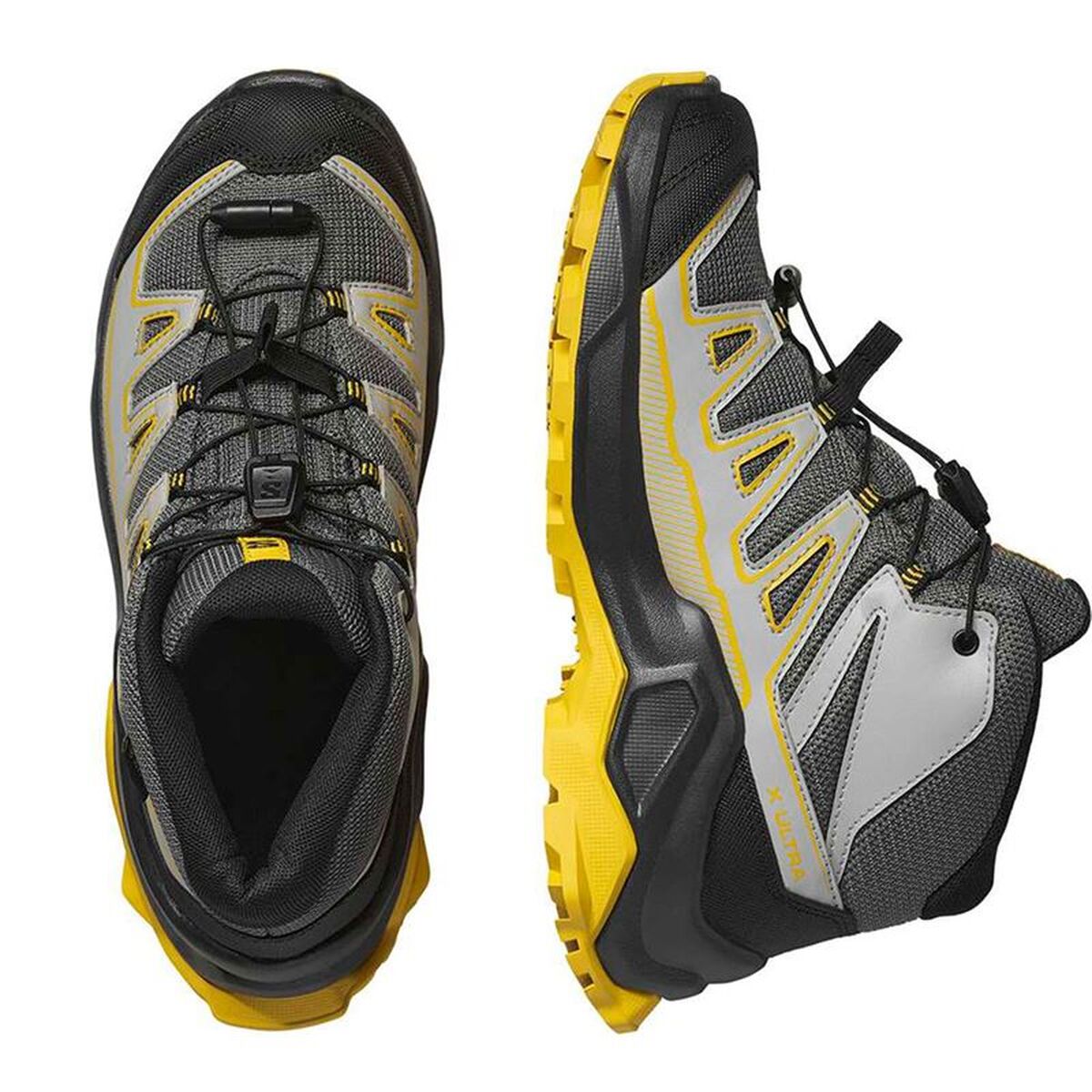 Sports Shoes for Kids Salomon X Ultra Mid Gtx Yellow Grey