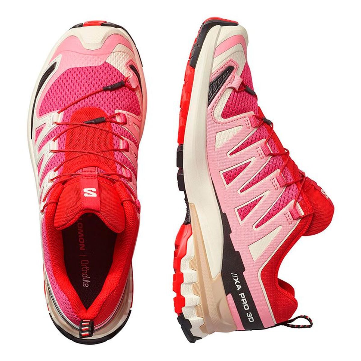 Trail running shoes for women Salomon Xa Pro 3D V9 W Red