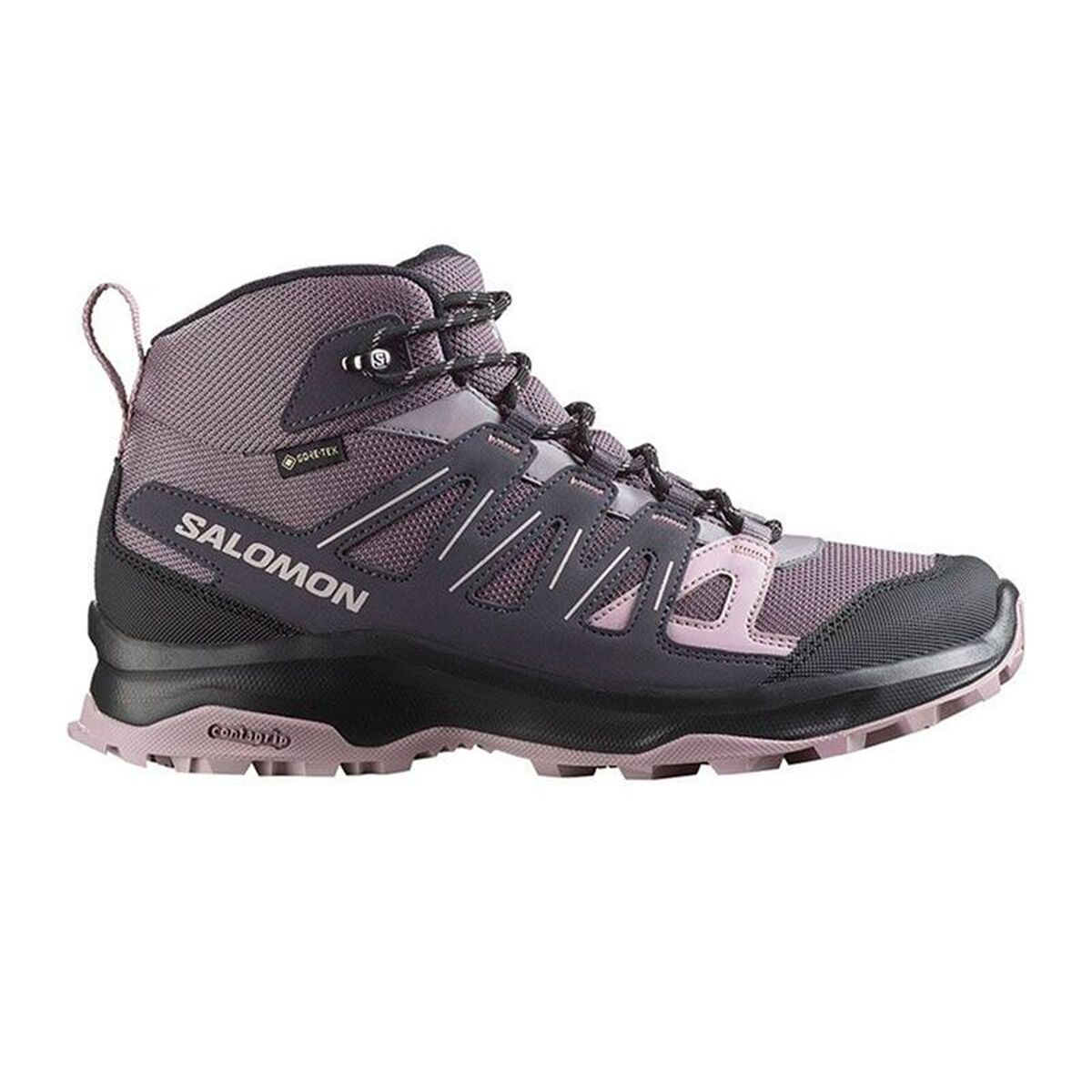 Walking Shoes for Women Salomon Storen Mid GTX Purple