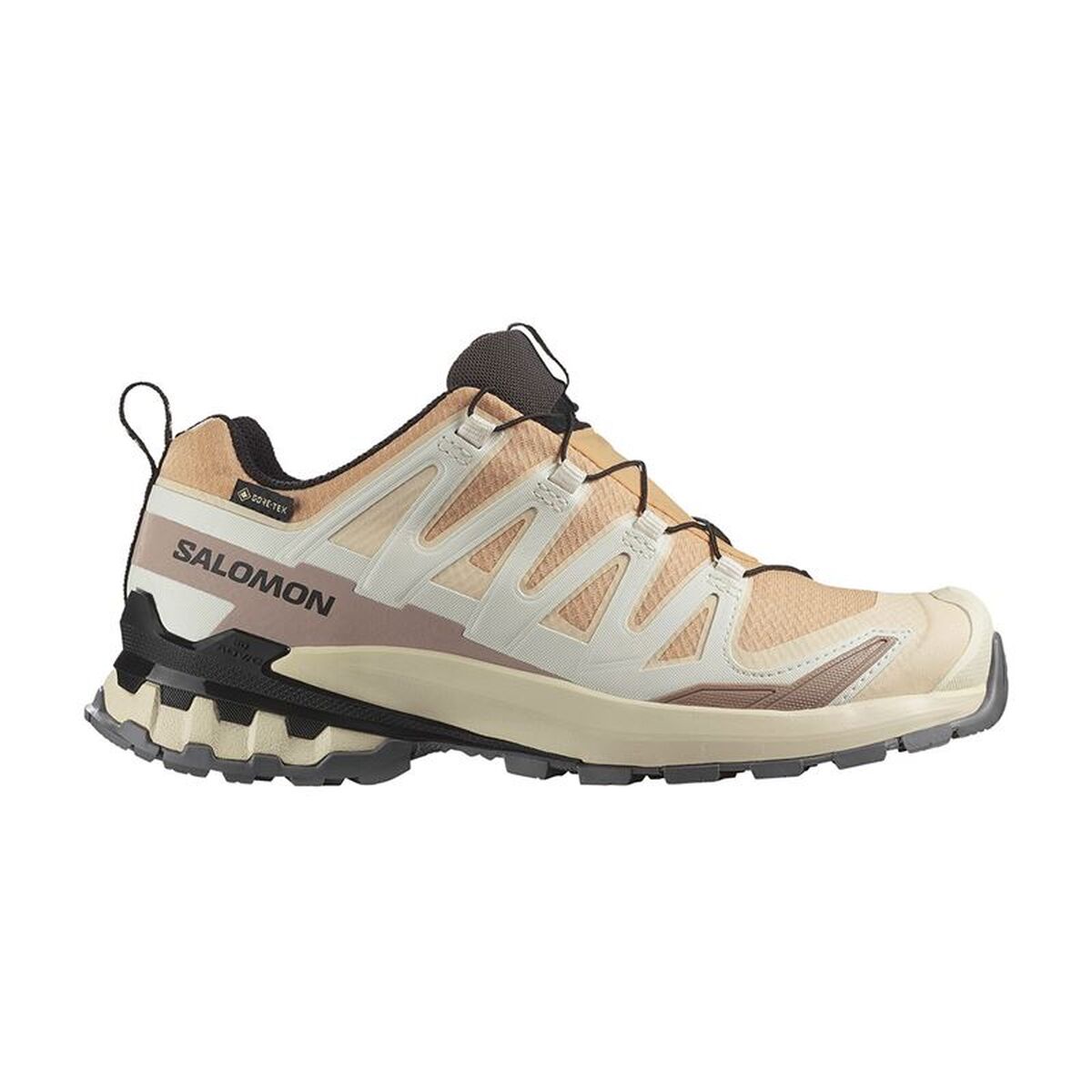 Trail running shoes for women Salomon XA Pro 3 V9 GTX Light brown