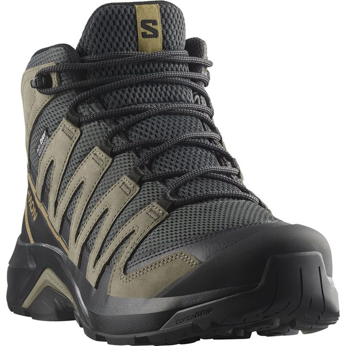 Walking Shoes for Men Salomon X-Adventure Recon Mid Black