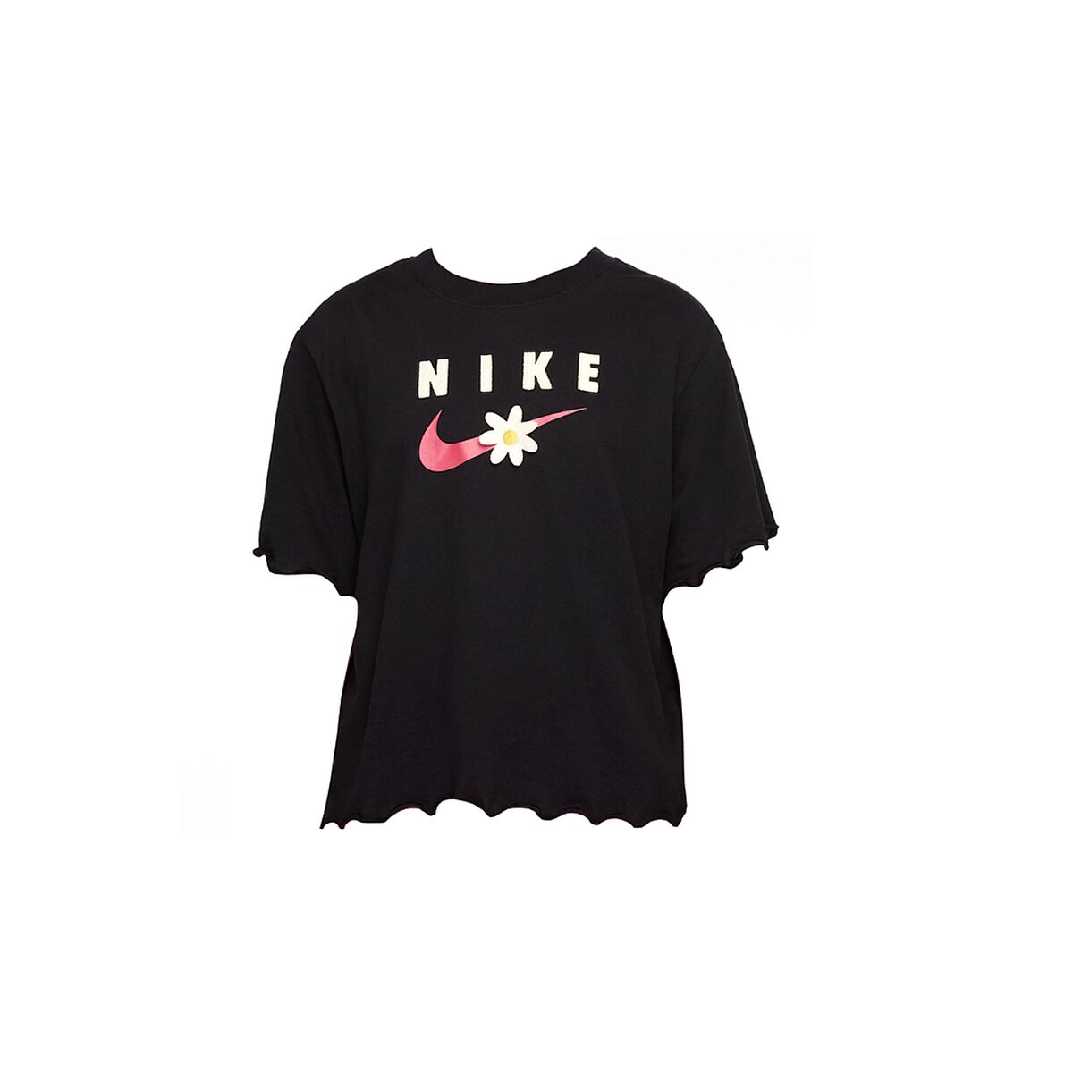 Child’s Short Sleeve T-Shirt TEE ENERGY BOXY FRILLY  Nike DO1351 Black