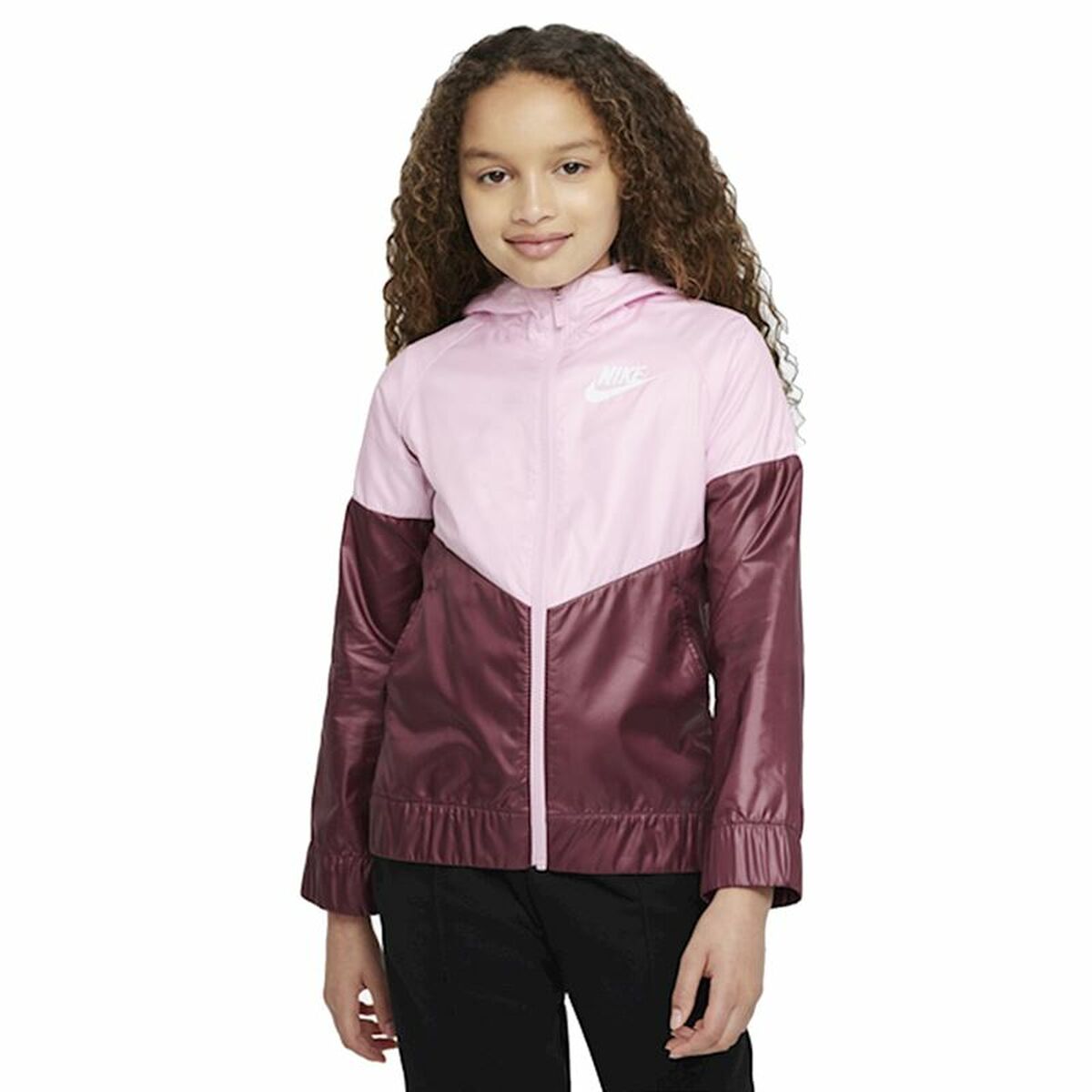 Children’s Sports Jacket Nike Sportswear Windrunner Pink