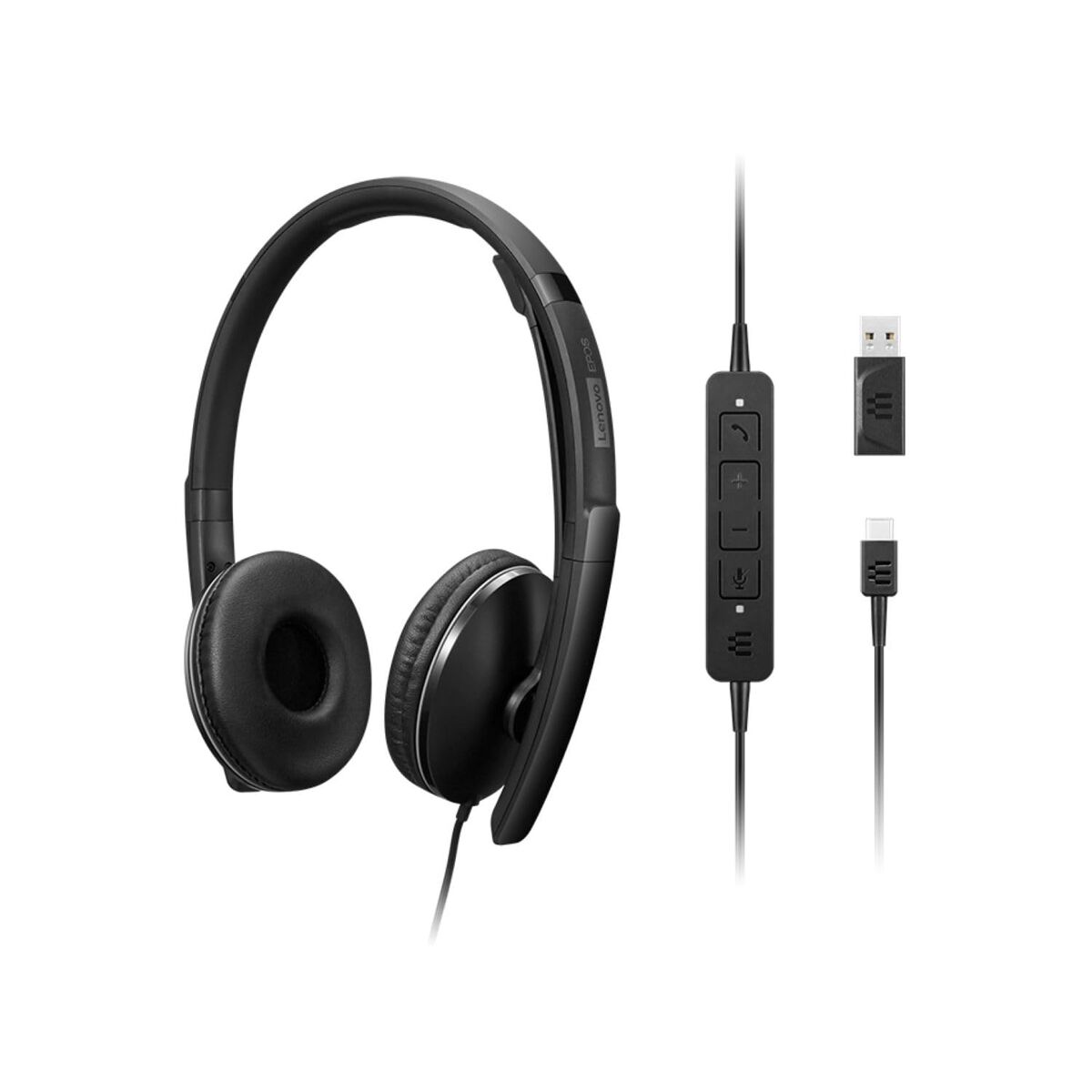Headphones Lenovo 4XD1M39029 Black