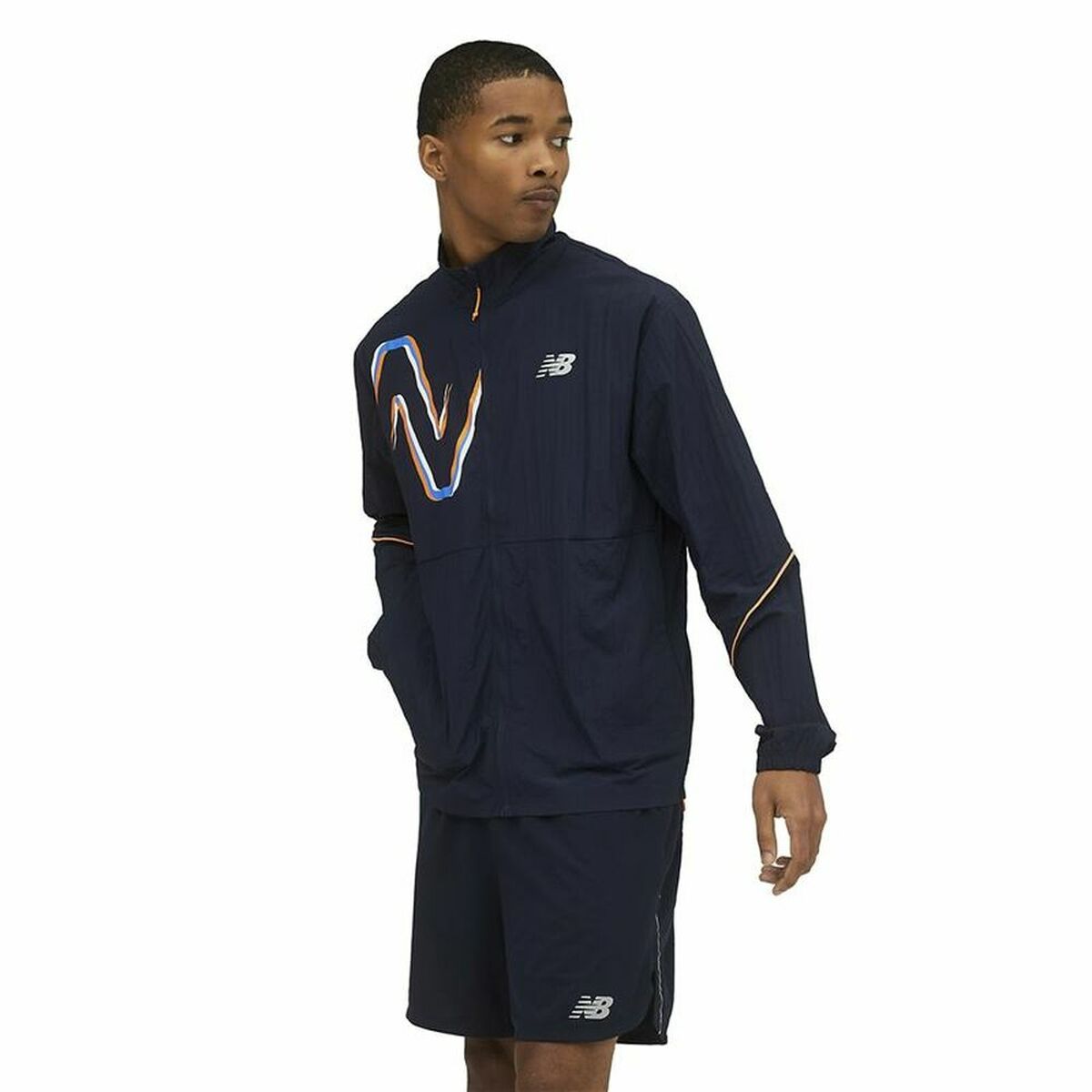 Windcheater Jacket New Balance Dark blue Windcheater Jacket New Balance Dark blue