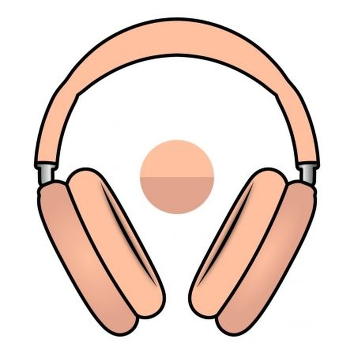 Headphones with Microphone Apple AirPods Max Orange Headphones with Microphone Apple AirPods Max Orange