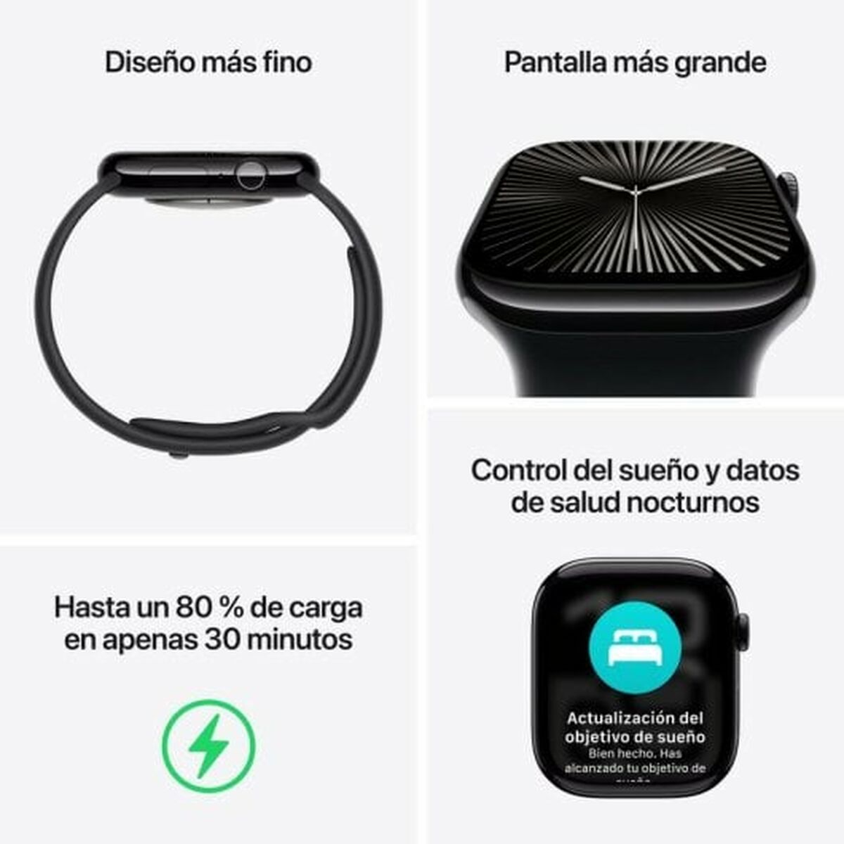 Smartwatch Apple MWWP3QL/A Black  46 mm