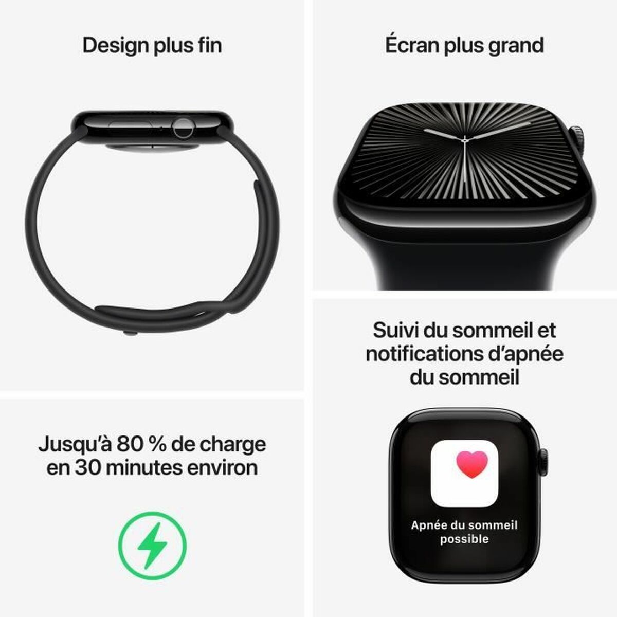 Smartwatch Apple Series 10 GPS Silver 1,96″ 46 mm