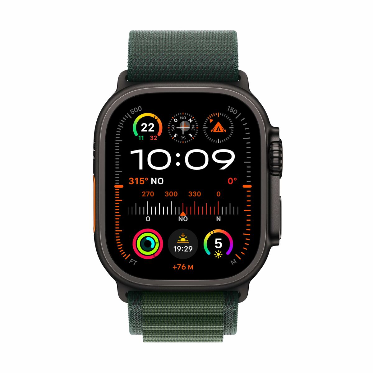 Smartwatch Apple Watch Ultra2 1,92″ Black Green 49 mm